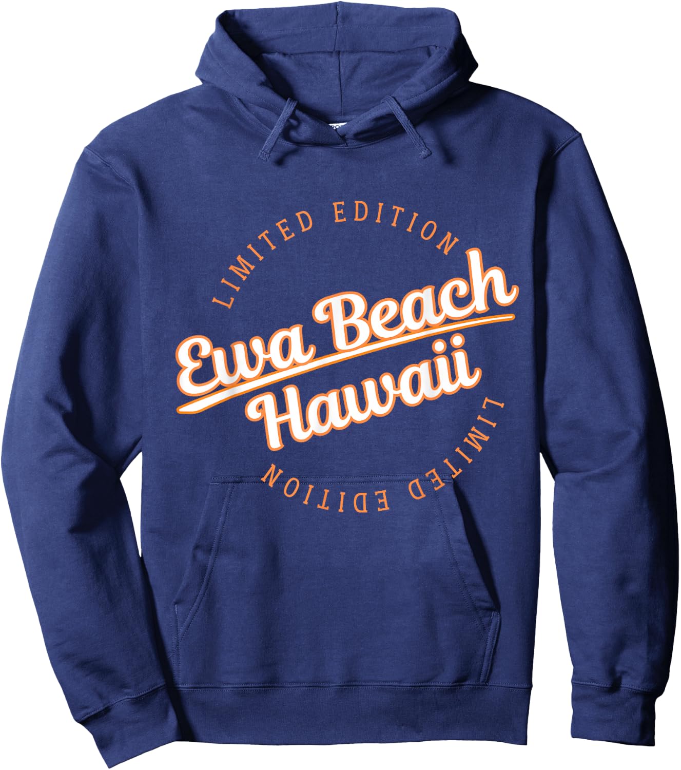 Retro Athletic Ewa Beach HI Apparel Hoodie - Hoodie | Navy