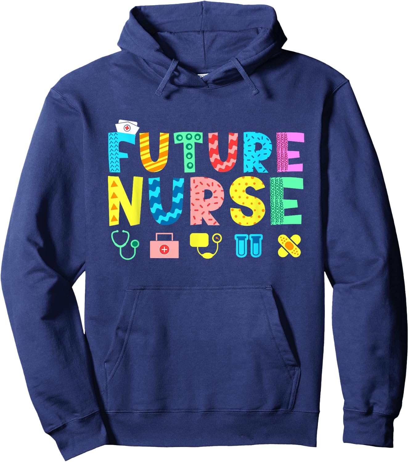 Future Nurse Kid's Career Hoodie - Hoodie | Navy