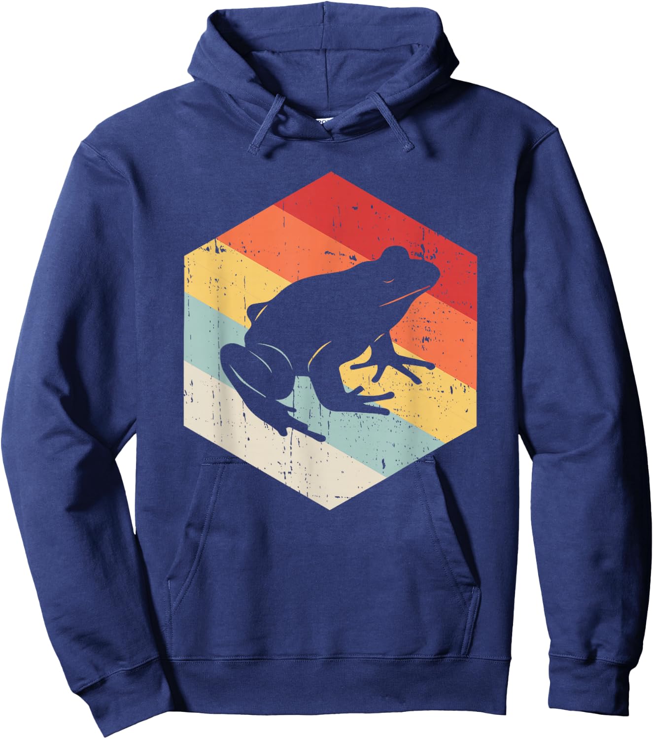 Retro Frog Shirt Funny Frog Frog Lover Hoodie - Hoodie | Navy