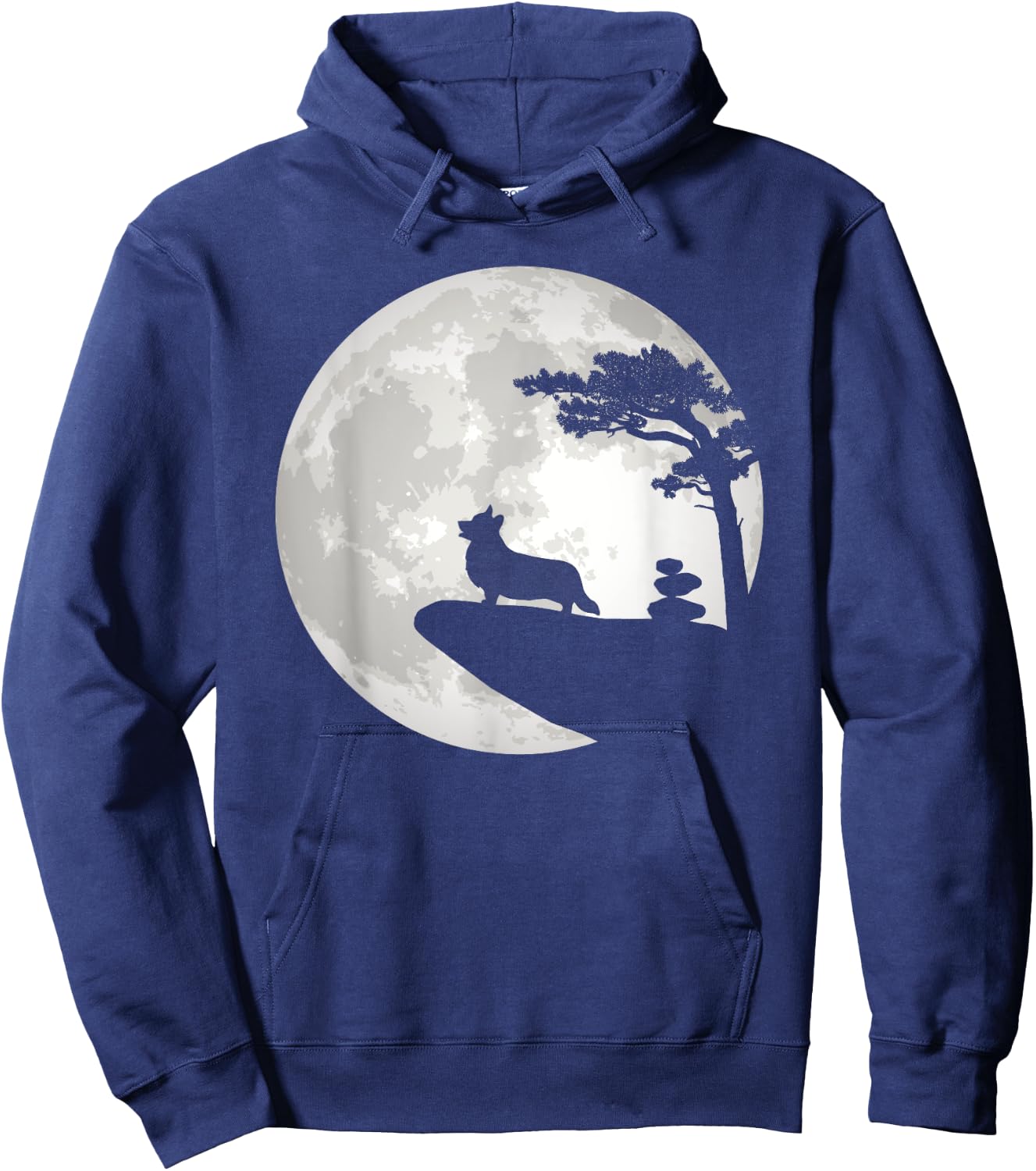 Funny & Cute Corgi Dog - Corgi Lover - Pembroke Welsh Corgi Hoodie - Hoodie | Navy