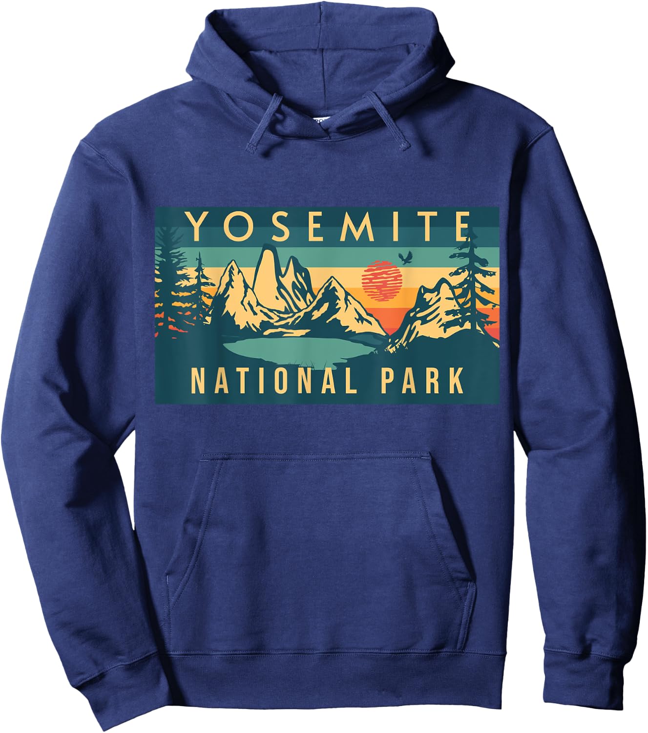 Yosemite National Park Hoodie - Hoodie | Navy