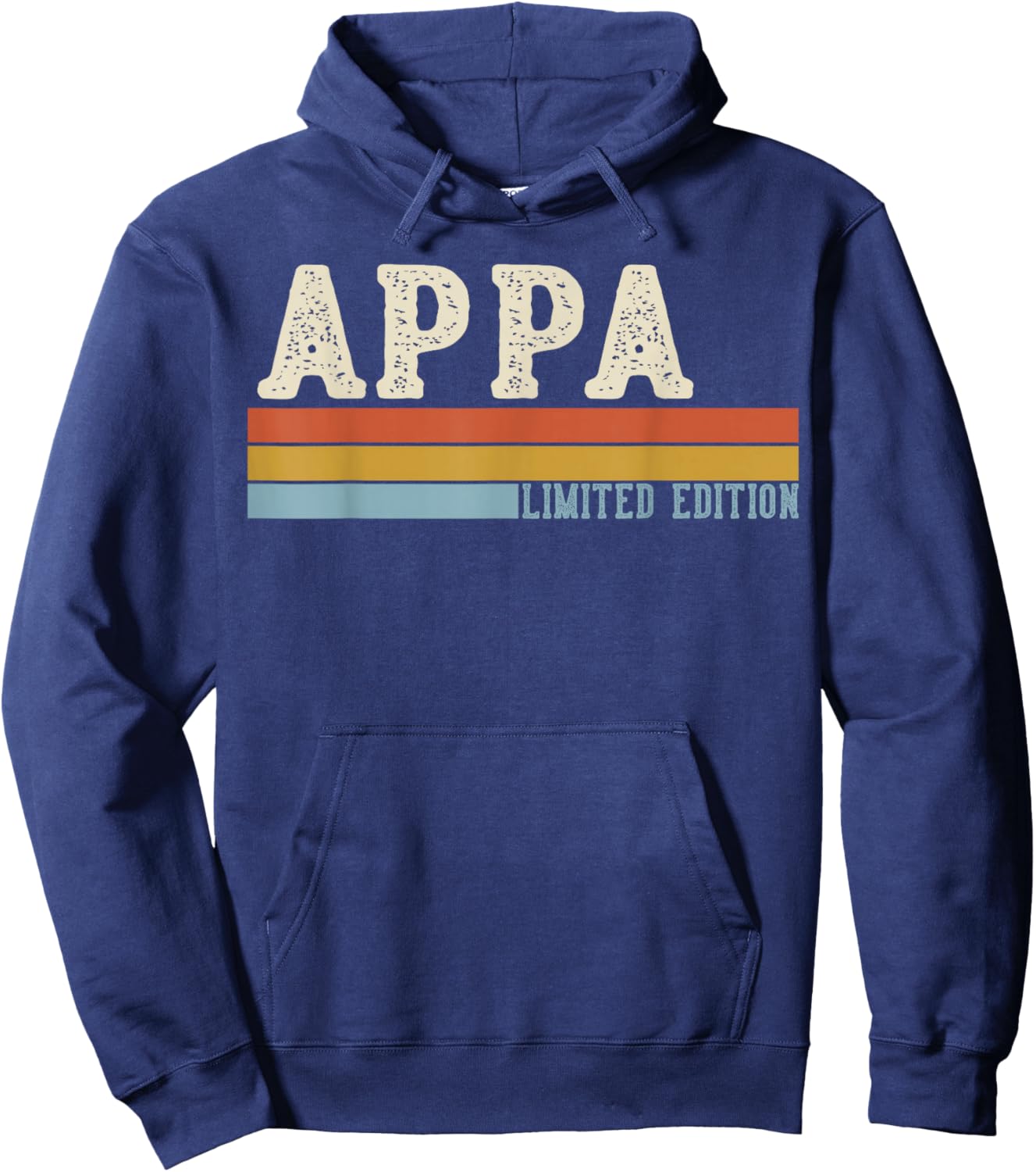 Appa Vintage Grandpa Fathers Day Retro Hoodie - Hoodie | Navy