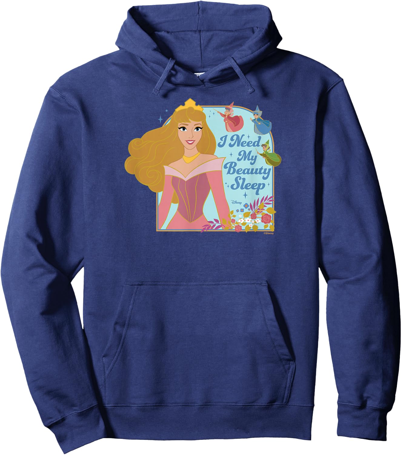 Disney Princess - Aurora Three Fairies Need My Beauty Sleep Hoodie - Hoodie | Navy