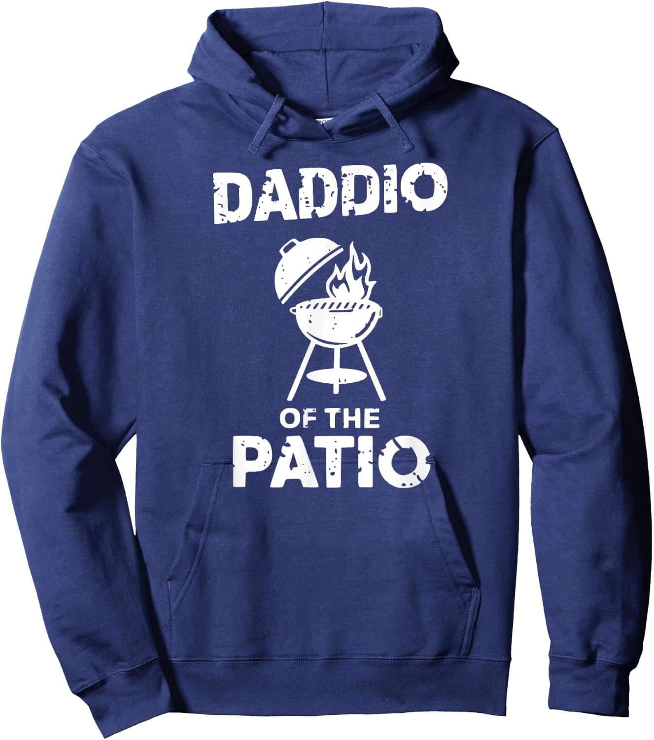 Grilling Funny Dad BBQ Party Smoker Pork Grill Master BBQ Hoodie - Hoodie | Navy