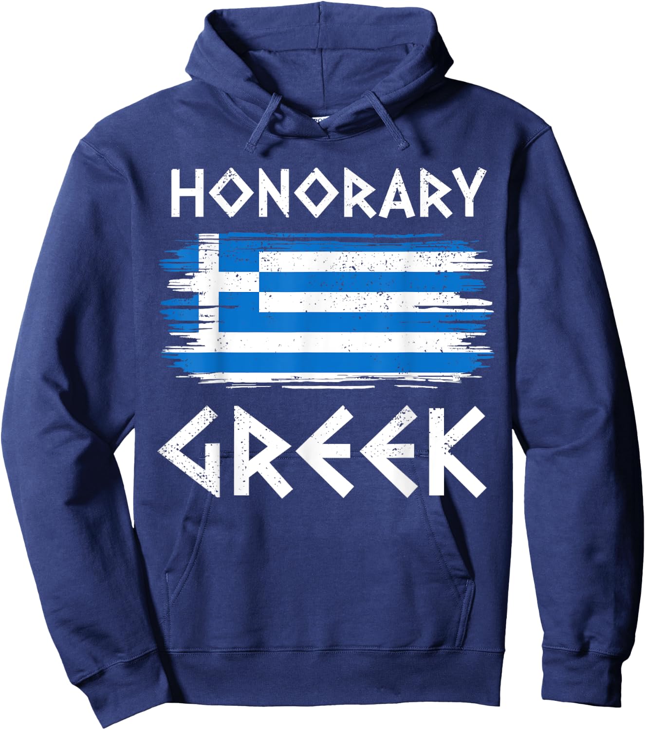 Honorary Greek Funny Ancient Greek Marriage Greek Wedding Hoodie - Hoodie | Navy