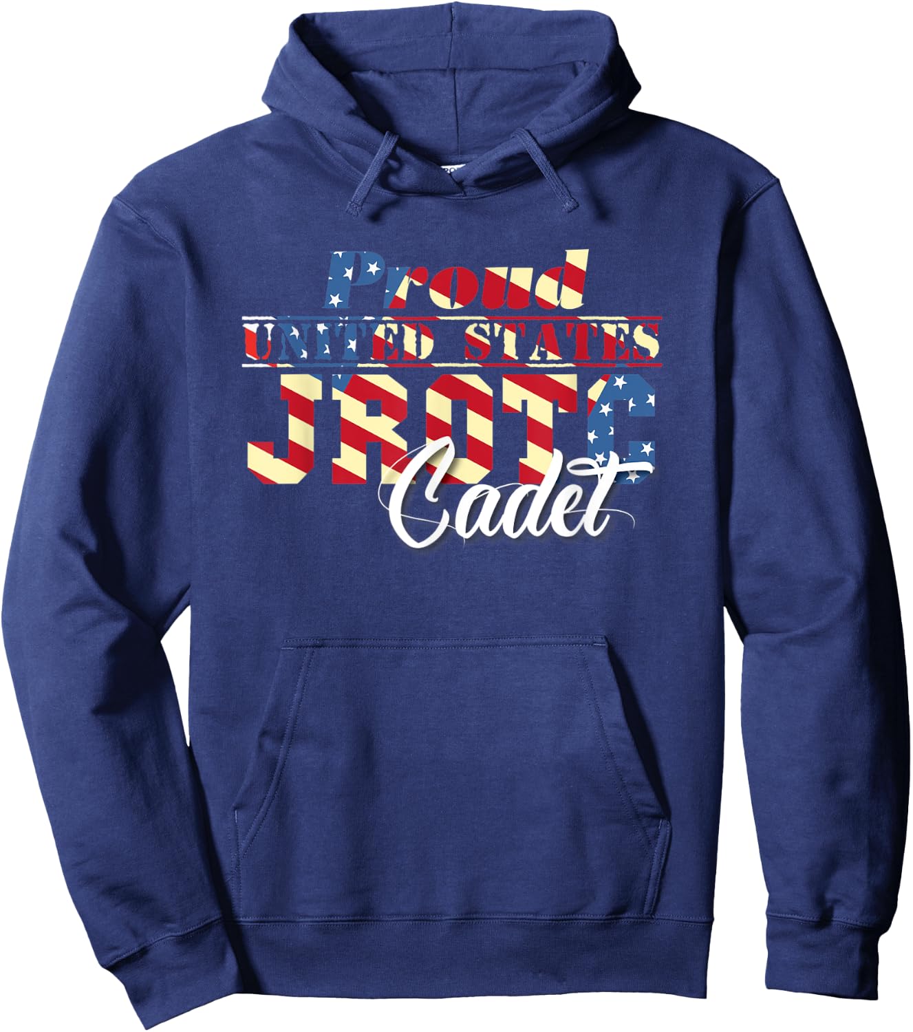 Proud United States Junior ROTC Cadet Shirt JROTC Members Hoodie - Hoodie | Navy