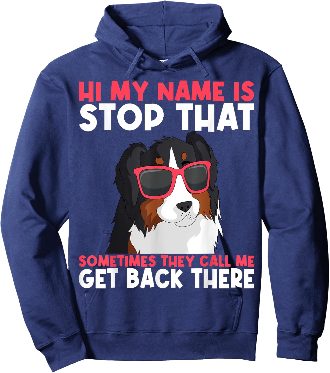 Australian Shepherd Aussie Herding Dog Breed Fur Parent Hoodie - Hoodie | Navy