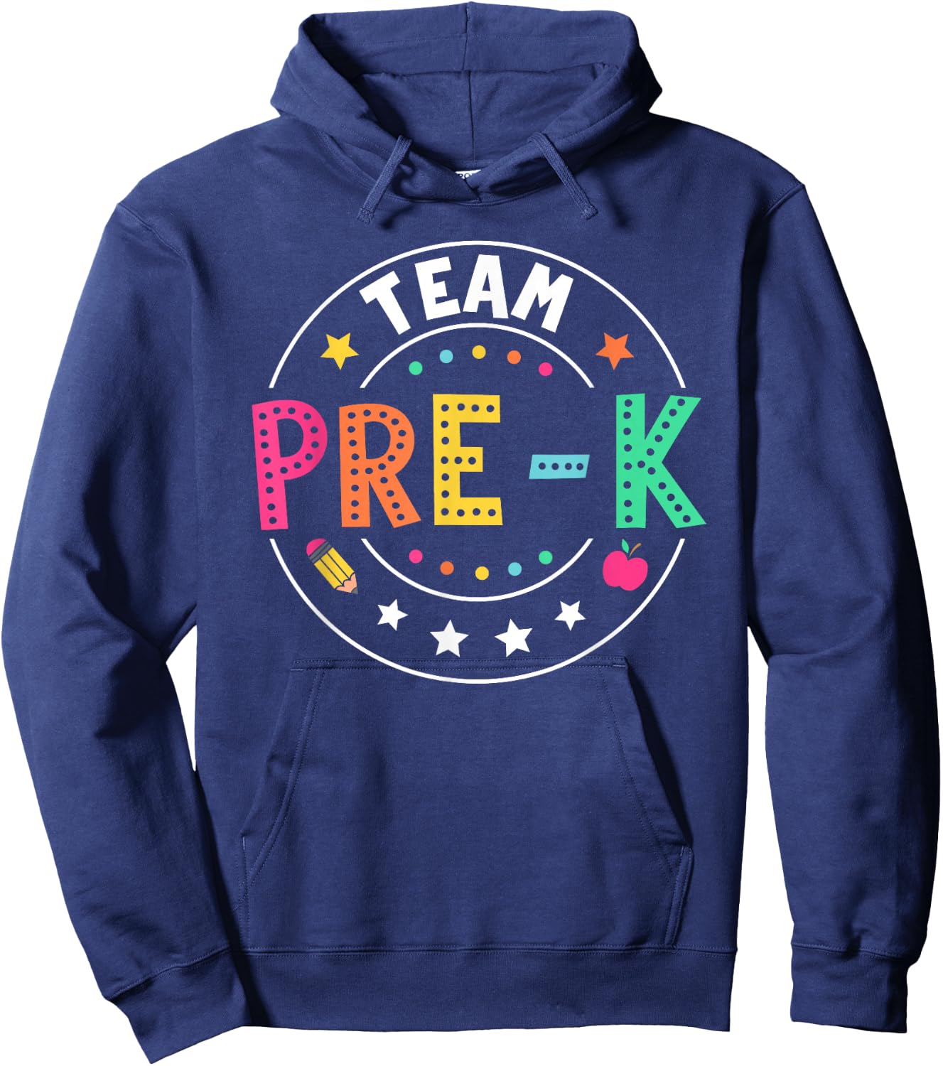 Team Pre-K Teacher Kids Back To School Pre-K Squad First Day Hoodie - Hoodie | Navy