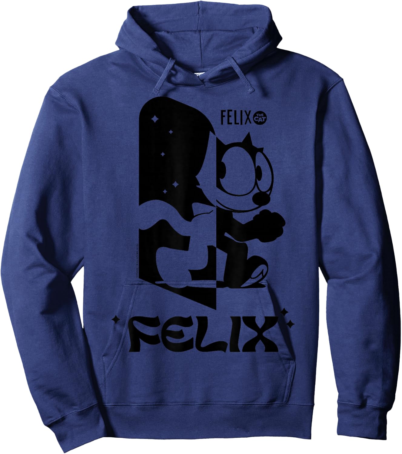 Felix The Cat Night and Day Hoodie - Hoodie | Navy