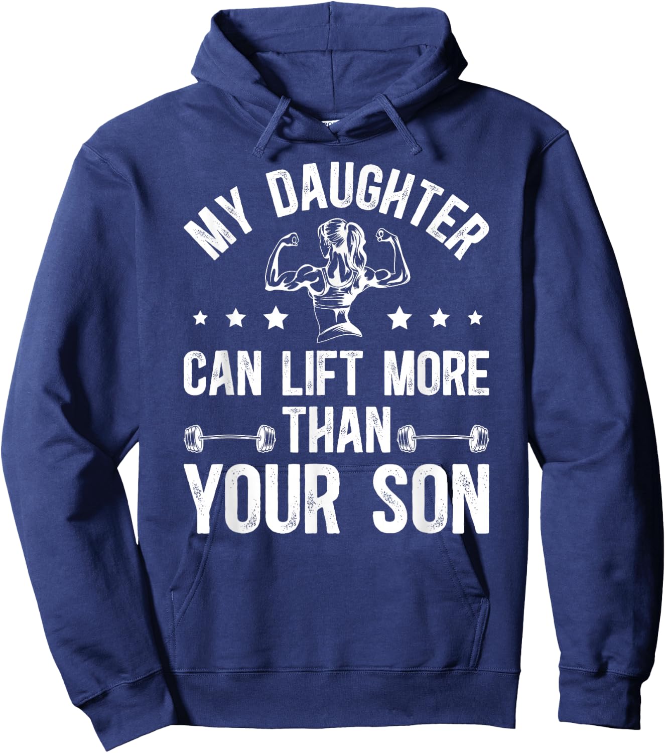 My Daughter Powerlifting Dad Of A Powerlifter Father Hoodie - Hoodie | Navy