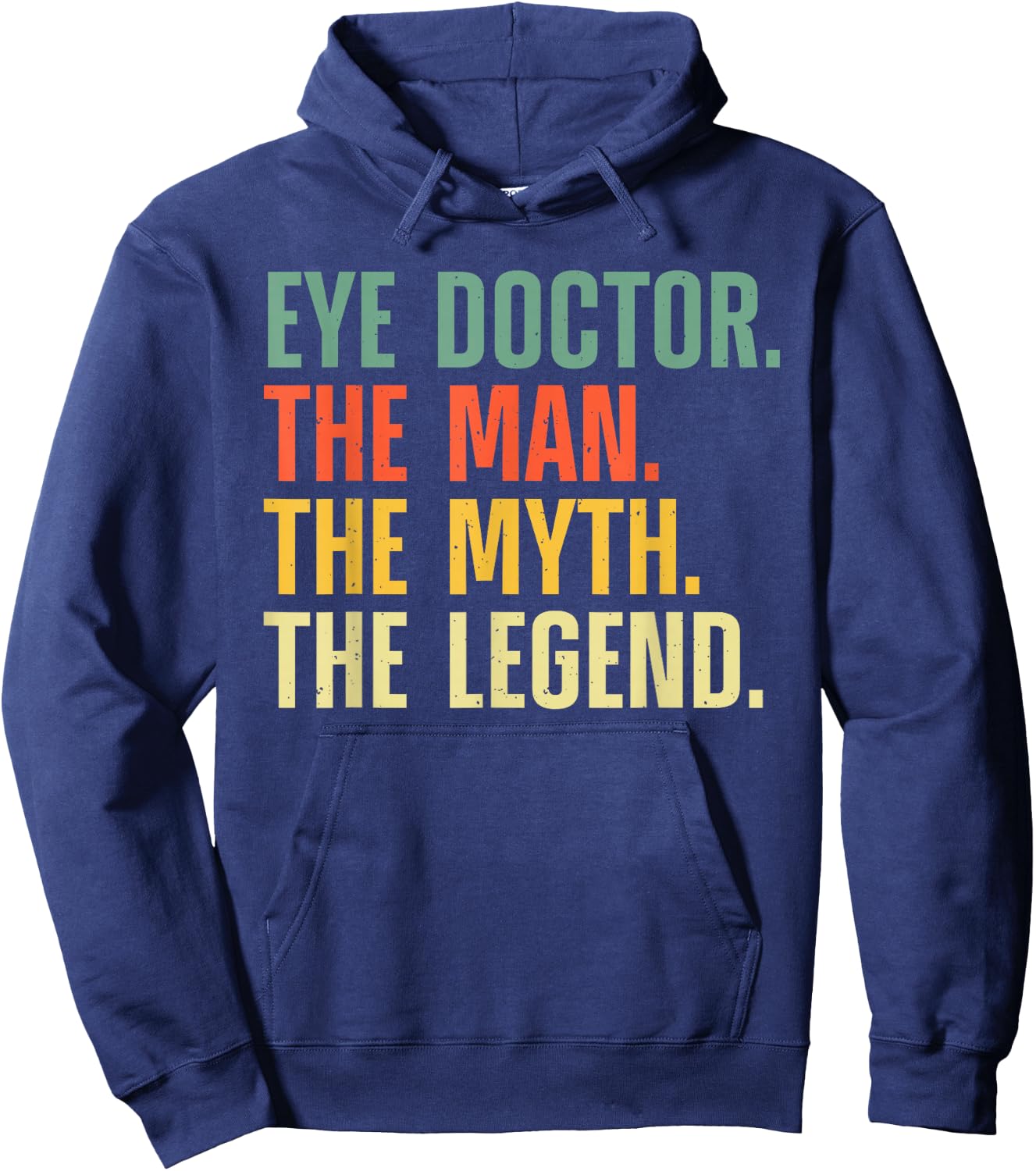 Cool Eye Doctor Art Dad Ophthalmologist Eye Surgeon Hoodie - Hoodie | Navy