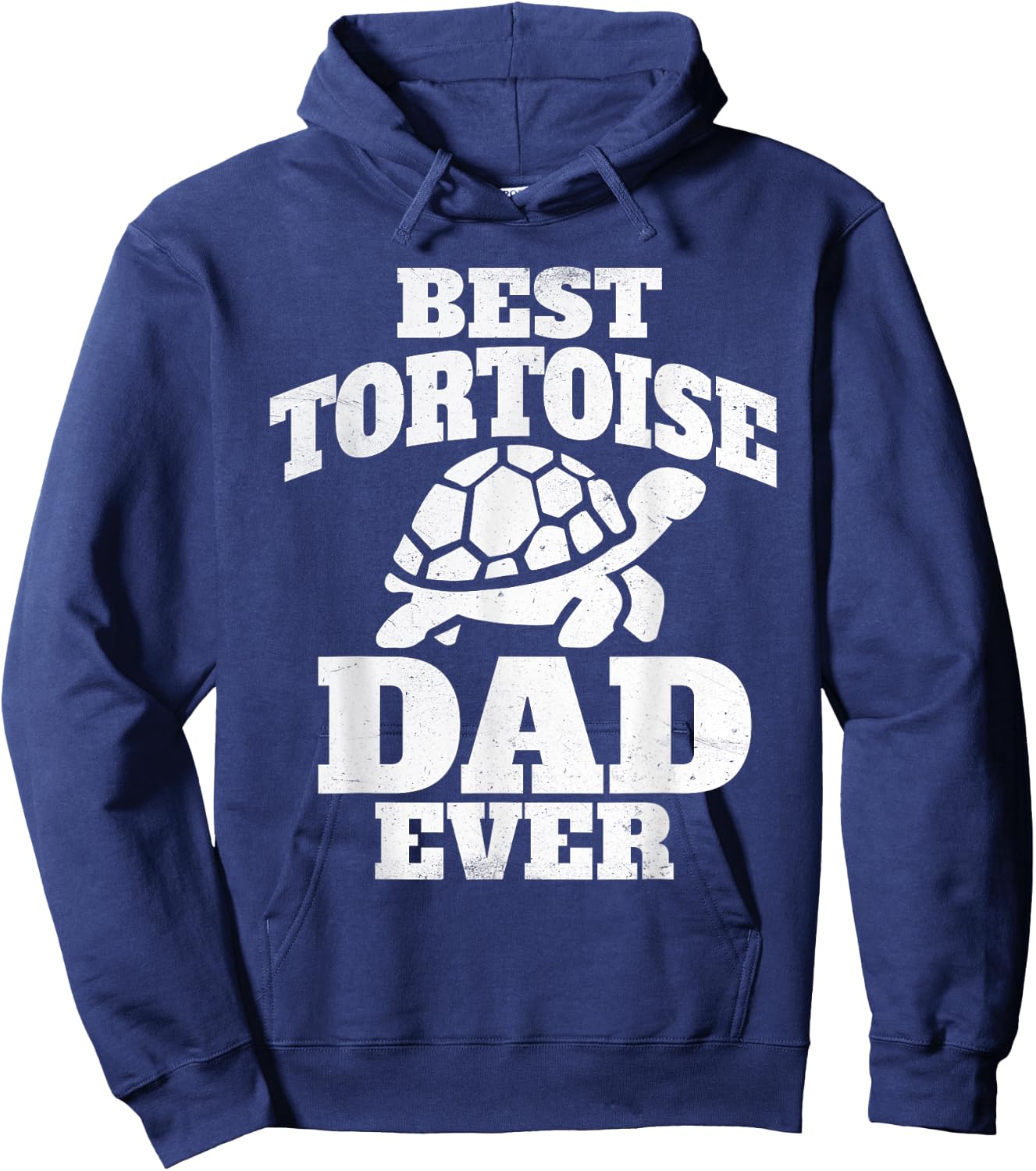 Best Tortoise Dad Ever - Ocean Animal Turtle Lover Hoodie - Hoodie | Navy