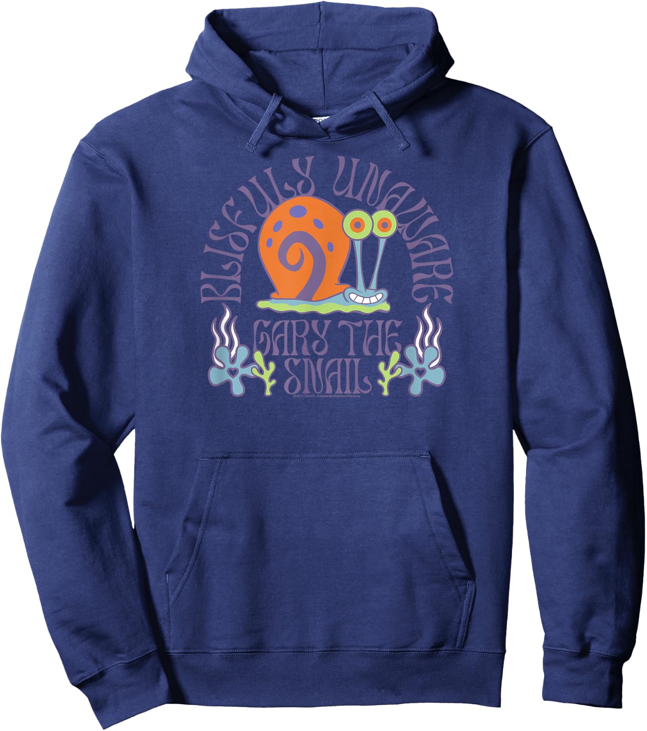 Spongebob Squarepants - Gary The Snail Blissfully Unaware Hoodie - Hoodie | Navy