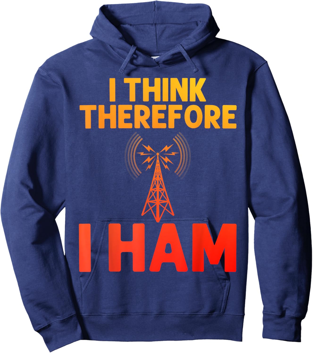 Cool Ham Radio Art Women Amateur Radio Ham Operator Hoodie - Hoodie | Navy