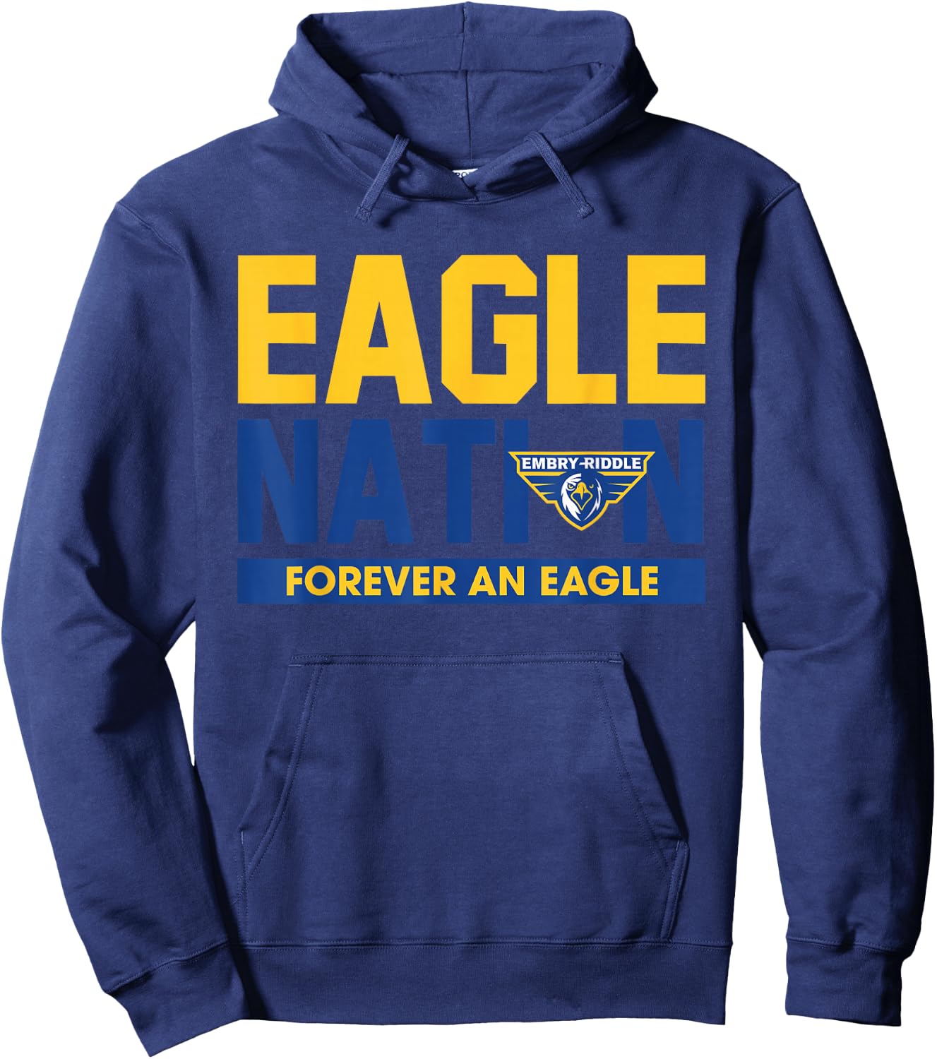 Embry Riddle Eagles | Official NCAA Merch | NCAFEMB04 Hoodie - Hoodie | Navy