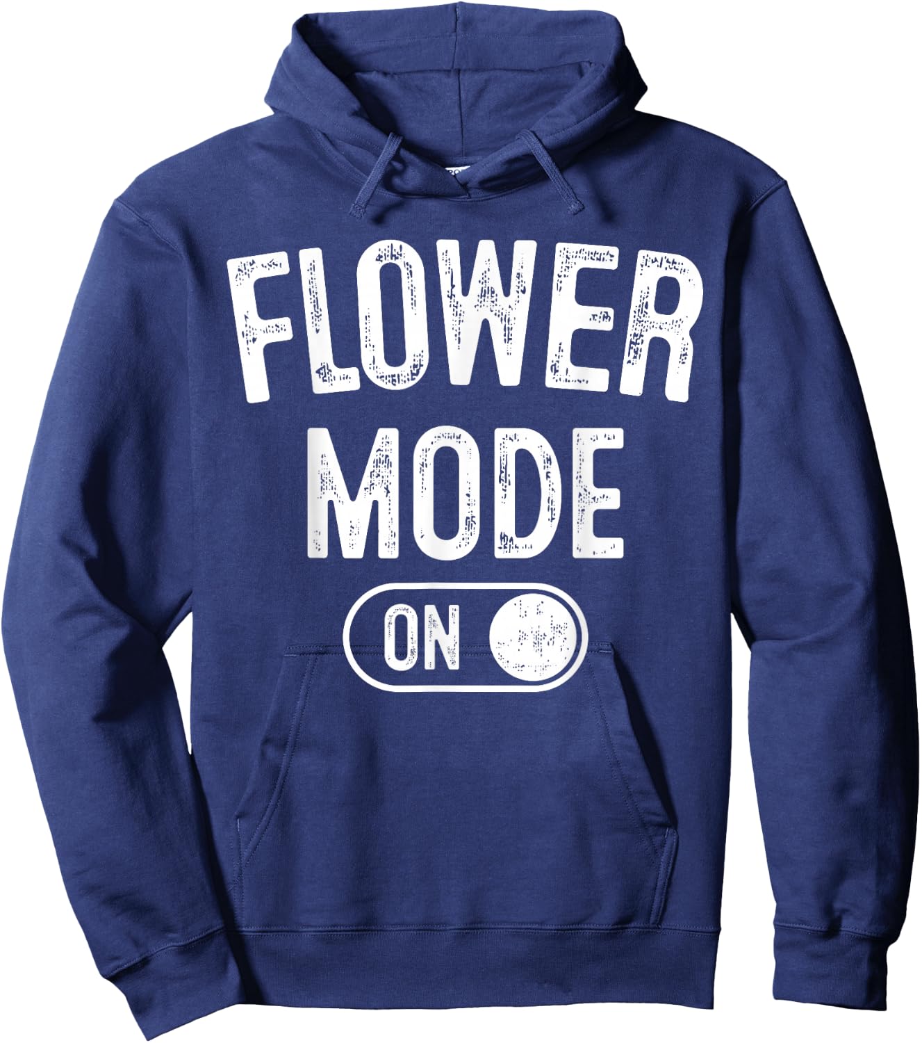 Flower Mode On Costume Funny Gardening Gift Florist Botanist Hoodie - Hoodie | Navy