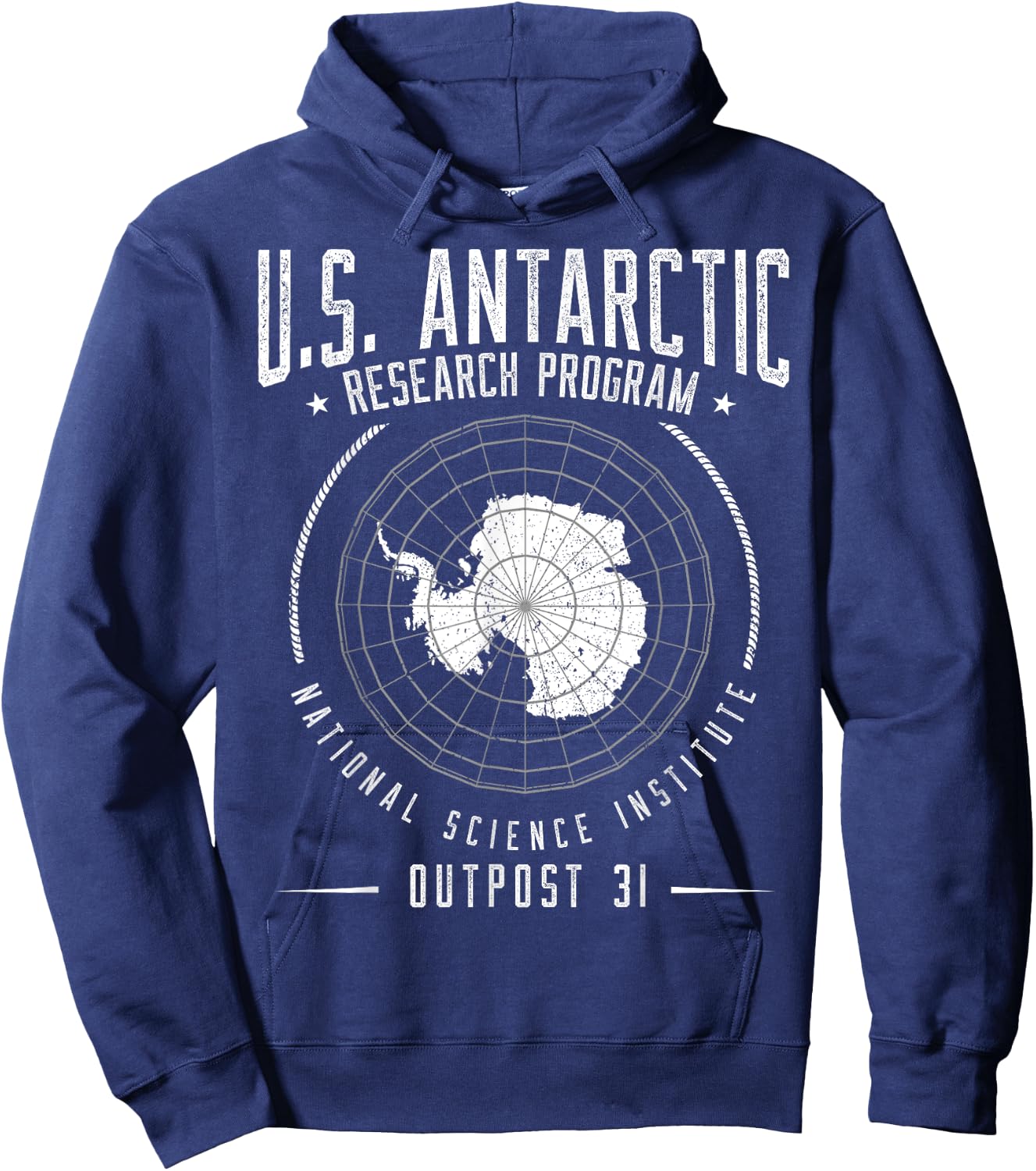 Antarctica - South Pole - Antarctic Circle Outpost 31 Hoodie - Hoodie | Navy