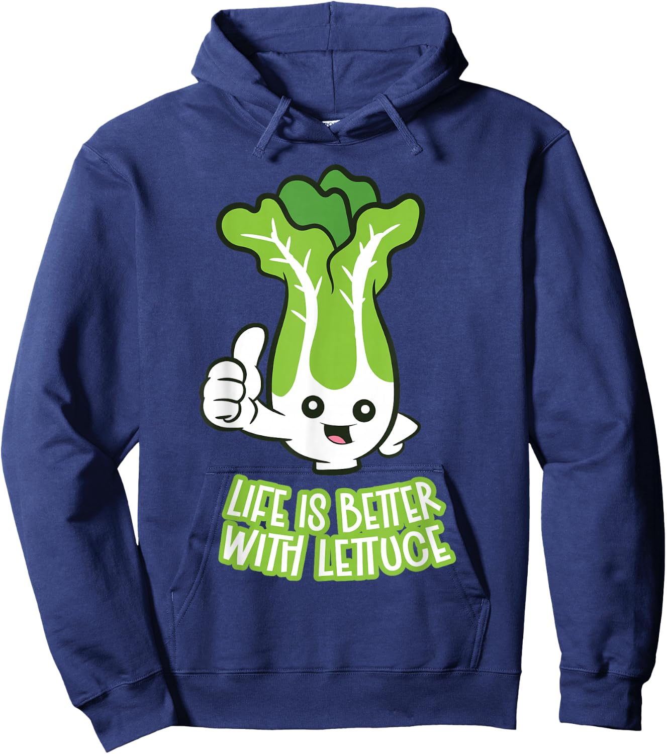 Life Is Better With Lettuce Hoodie - Hoodie | Navy