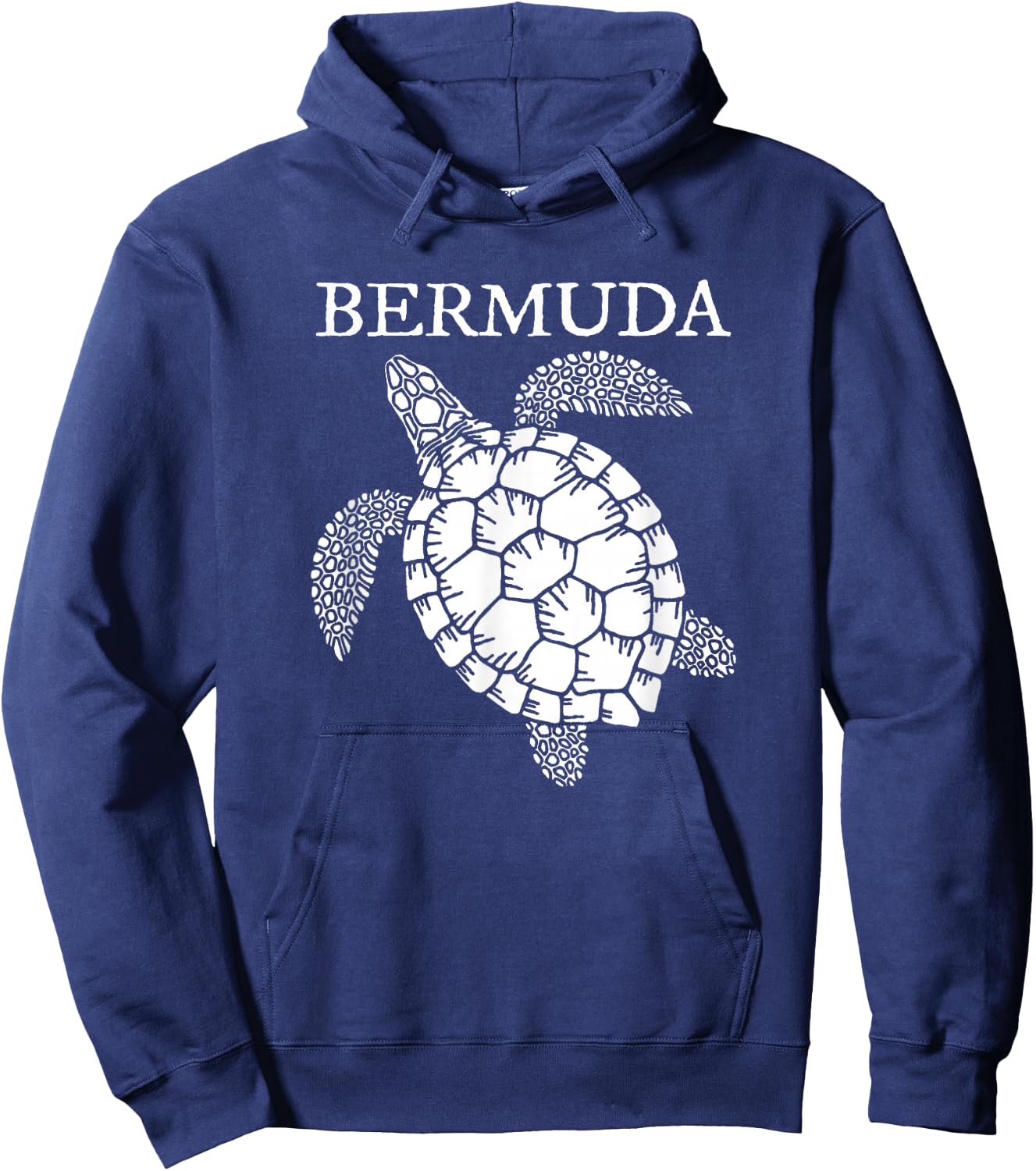 Bermuda Sea Turtle Girls Boys Toddler Souvenir Hoodie - Hoodie | Navy