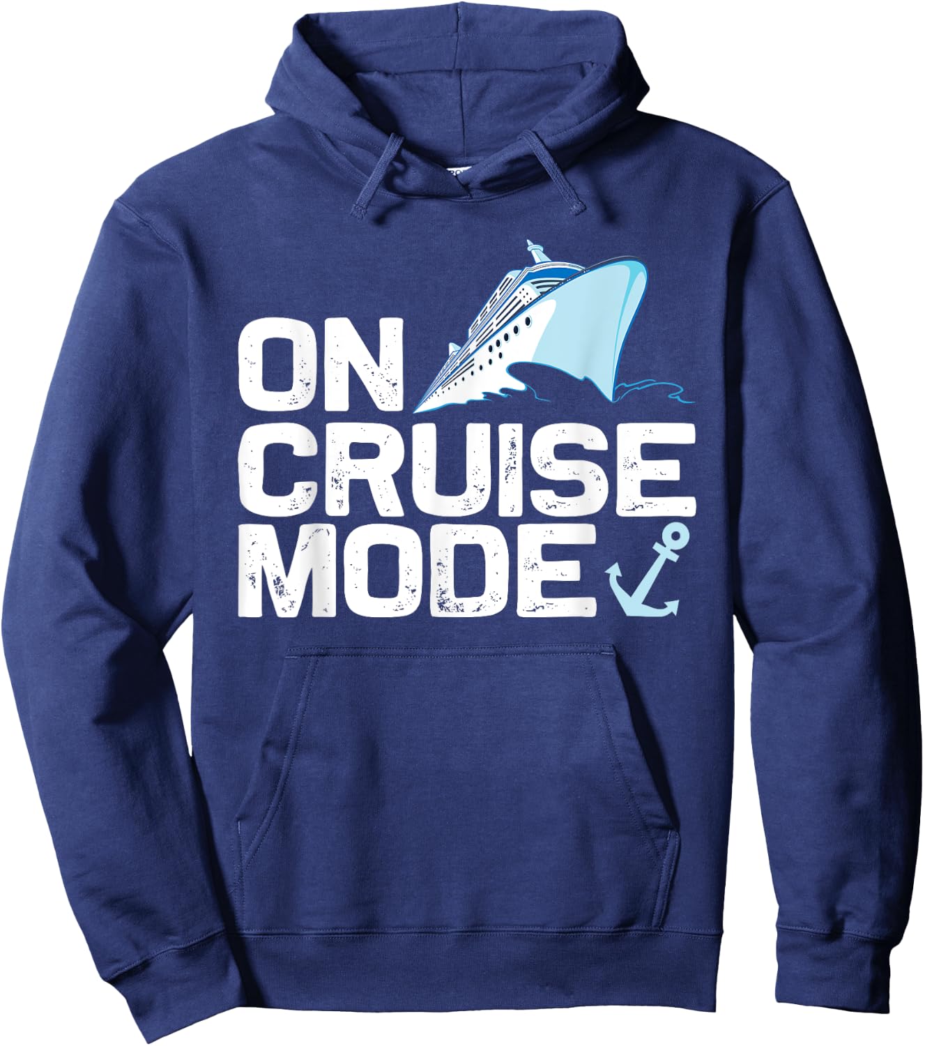 Cool Cruising Women Vacay Mode Cruise Vacation Trip Hoodie - Hoodie | Navy