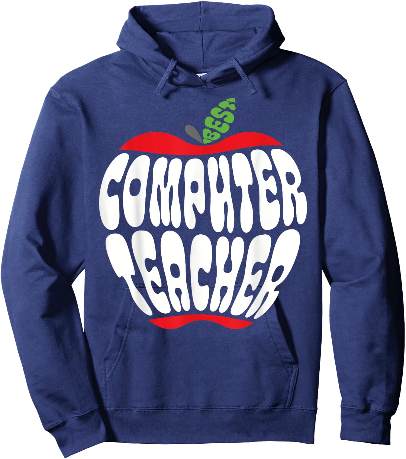 Computer Teacher Science IT Tech Technology Back To School Hoodie - Hoodie | Navy