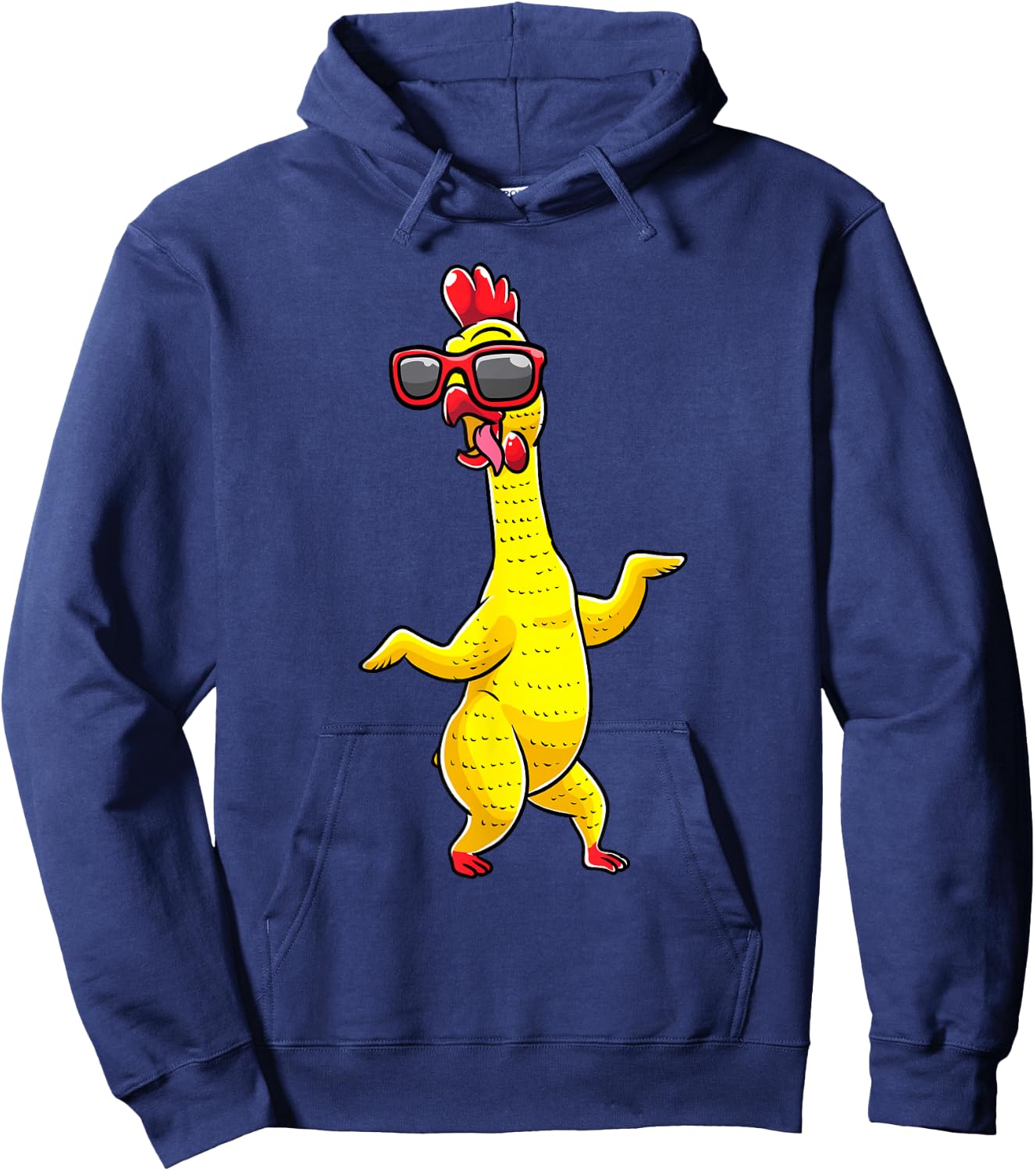 Rubber Chicken Dancing Party Funny Kids Men Women Girls Hoodie - Hoodie | Navy