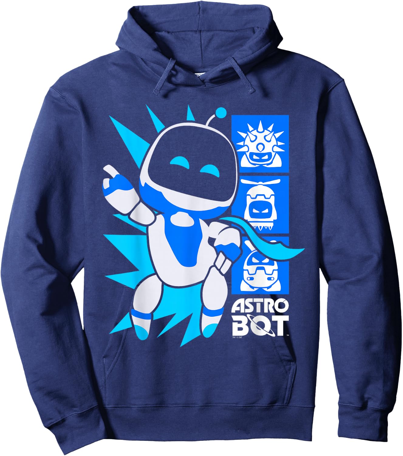 Astro Bot Rescue Mission Victory Pose Video Game Hoodie - Hoodie | Navy