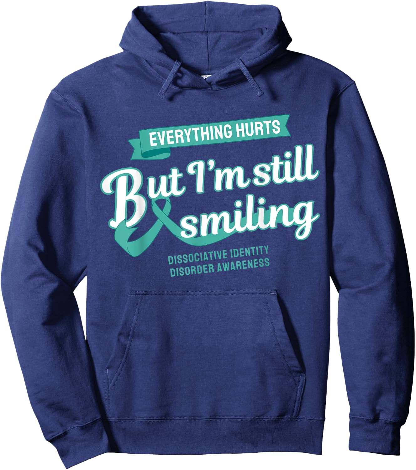 Still Smiling Dissociative Identity Disorder Hoodie - Hoodie | Navy