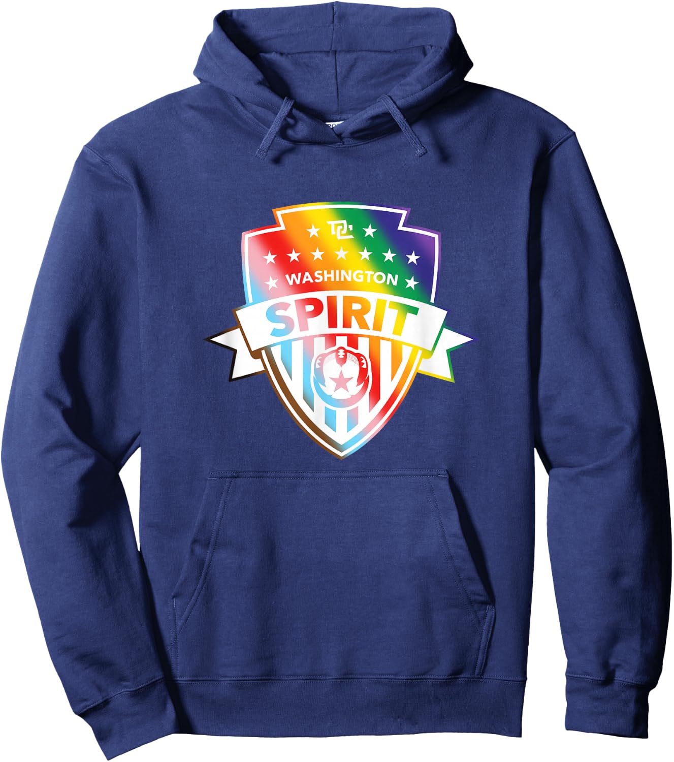 NWSL Washington Spirit Pride Crest Hoodie - Hoodie | Navy