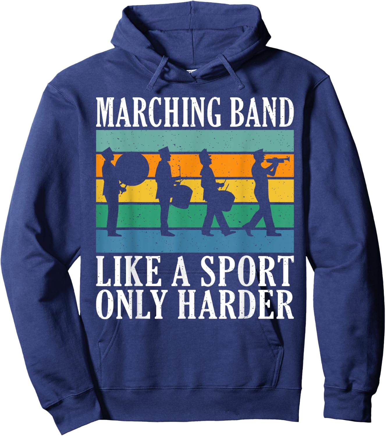Marching Band like a Sport only harder Band Camp Hoodie - Hoodie | Navy
