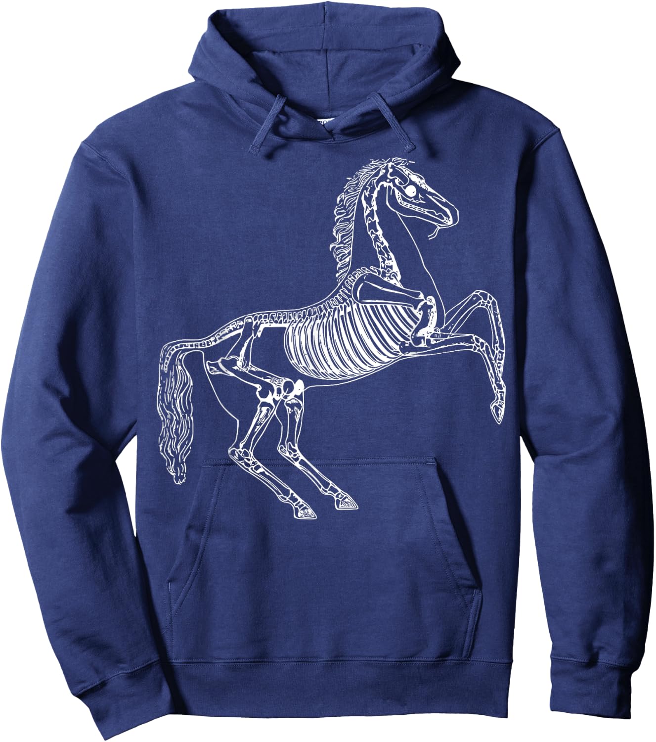 Horse Skeleton Hoodie - Hoodie | Navy