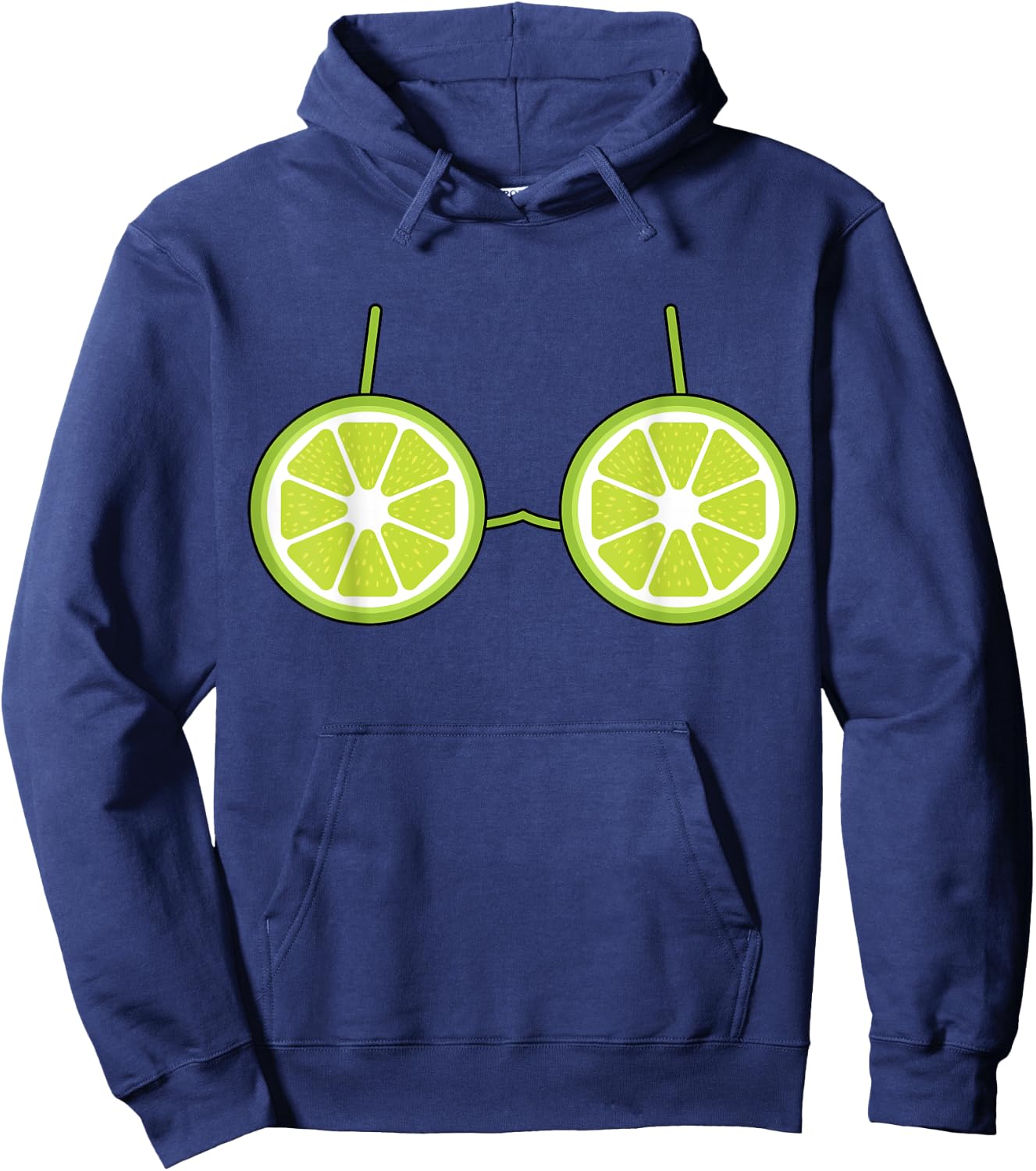 Lime Bra Costume Cute Easy Fruit Halloween Gift Hoodie - Hoodie | Navy
