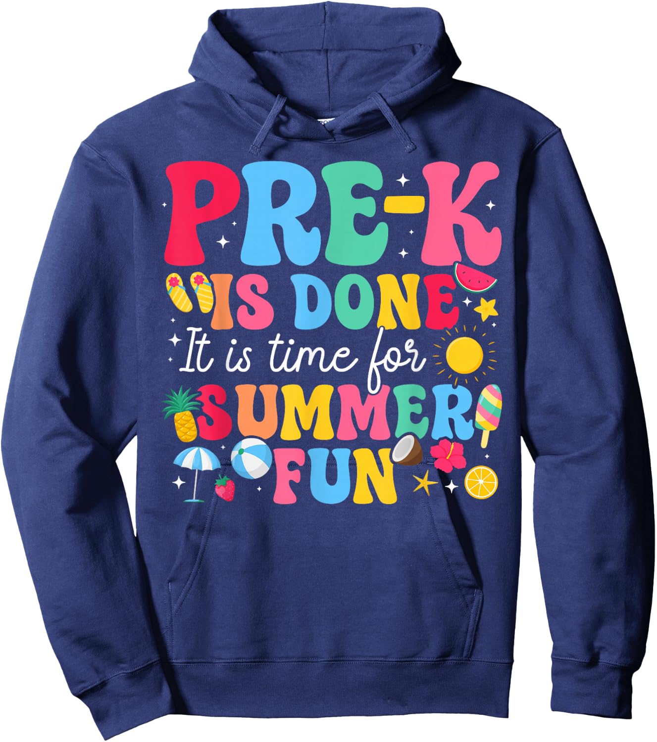 Pre-K is Done Last Day of Pre-K Last Day of Preschool Hoodie - Hoodie | Navy