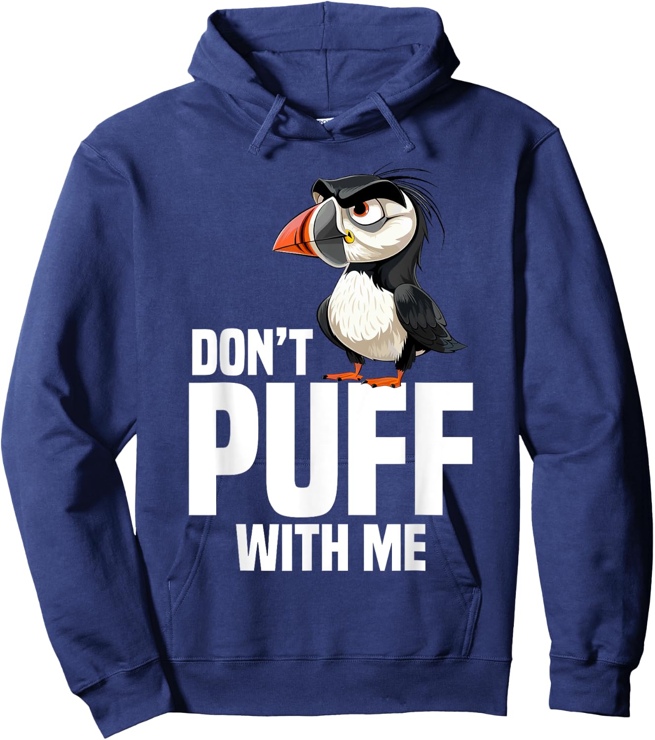 Puffin Stuffed Animal iceland Costume Stuffed Puffin Hoodie - Hoodie | Navy