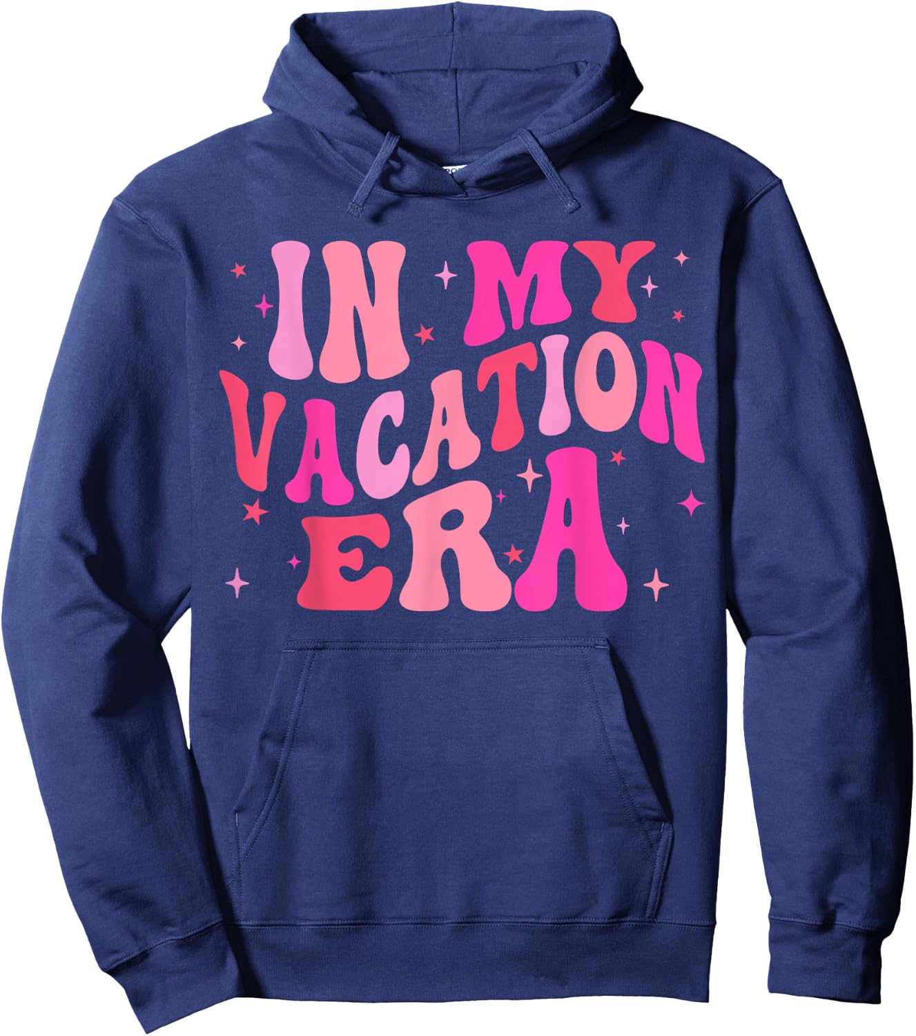 In My Vacation Era Summer Vacation Family Vacay Beach Squad Hoodie - Hoodie | Navy
