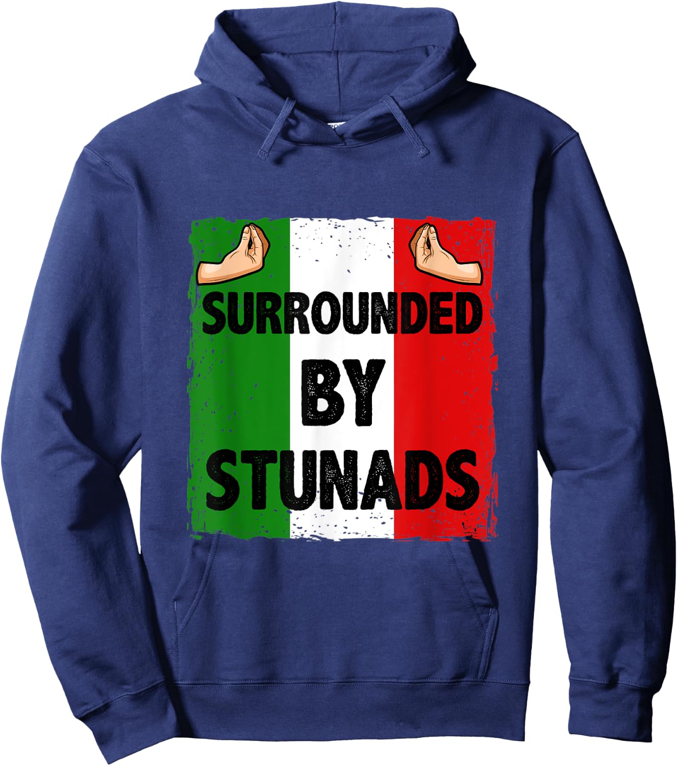 Surrounded by Stunads Hoodie - Hoodie | Navy