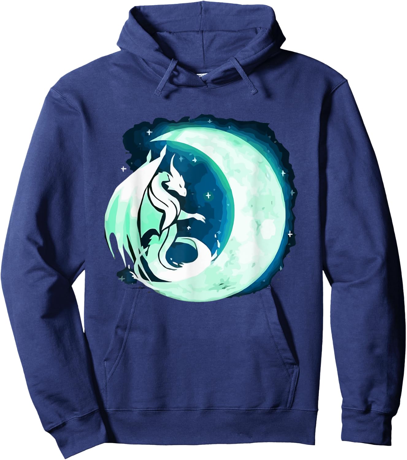 Dragon Moon Hoodie - Hoodie | Navy