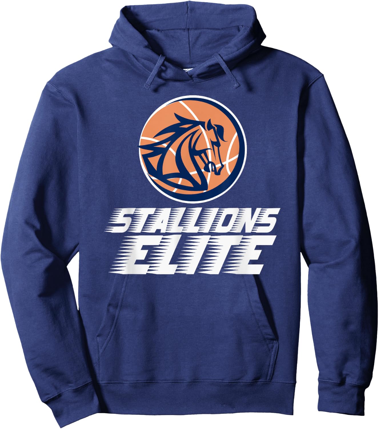 Stallions Elite Basketball Team Hoodie - Hoodie | Navy