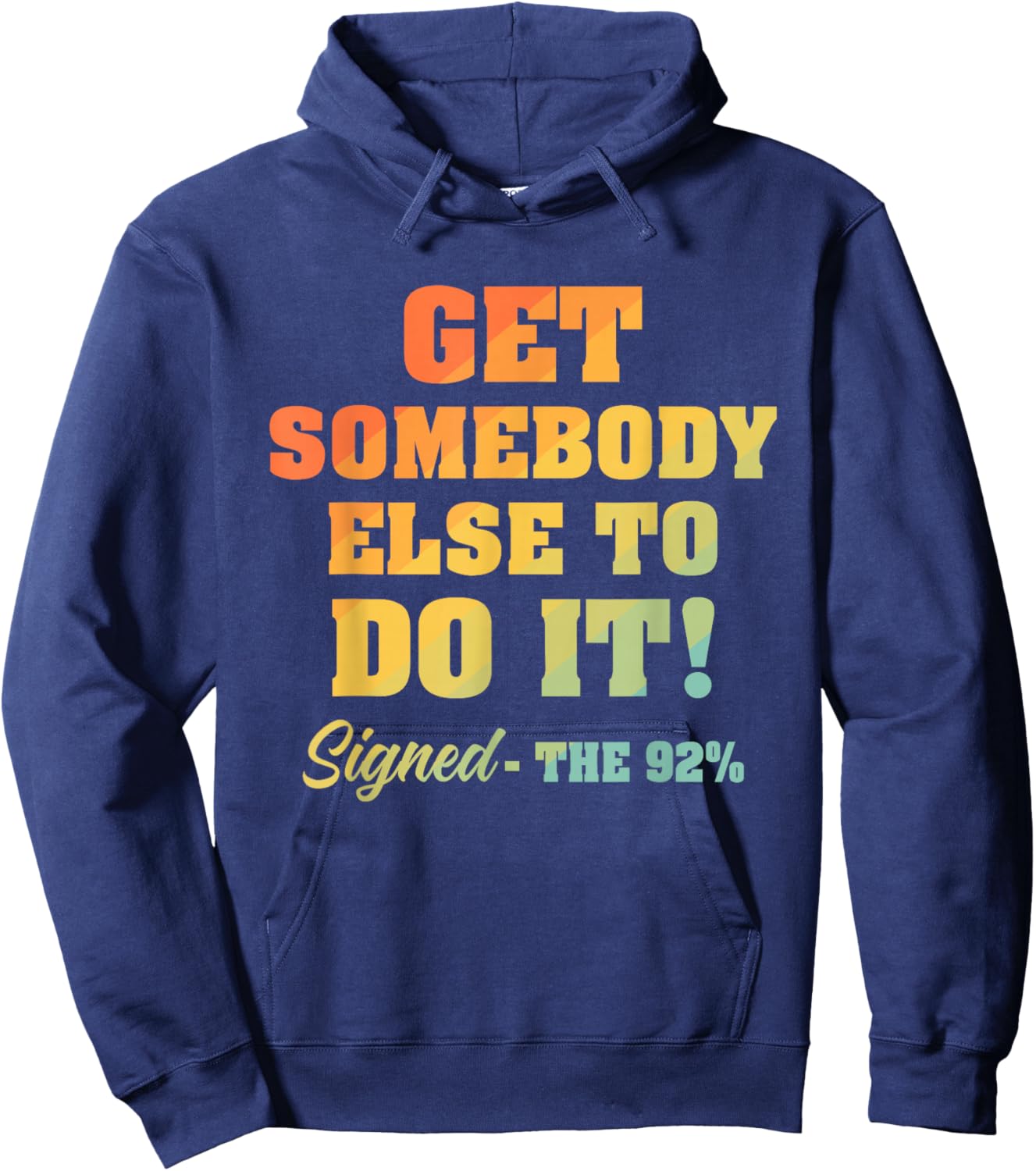 T-Shirt Hoodie - Hoodie | Navy