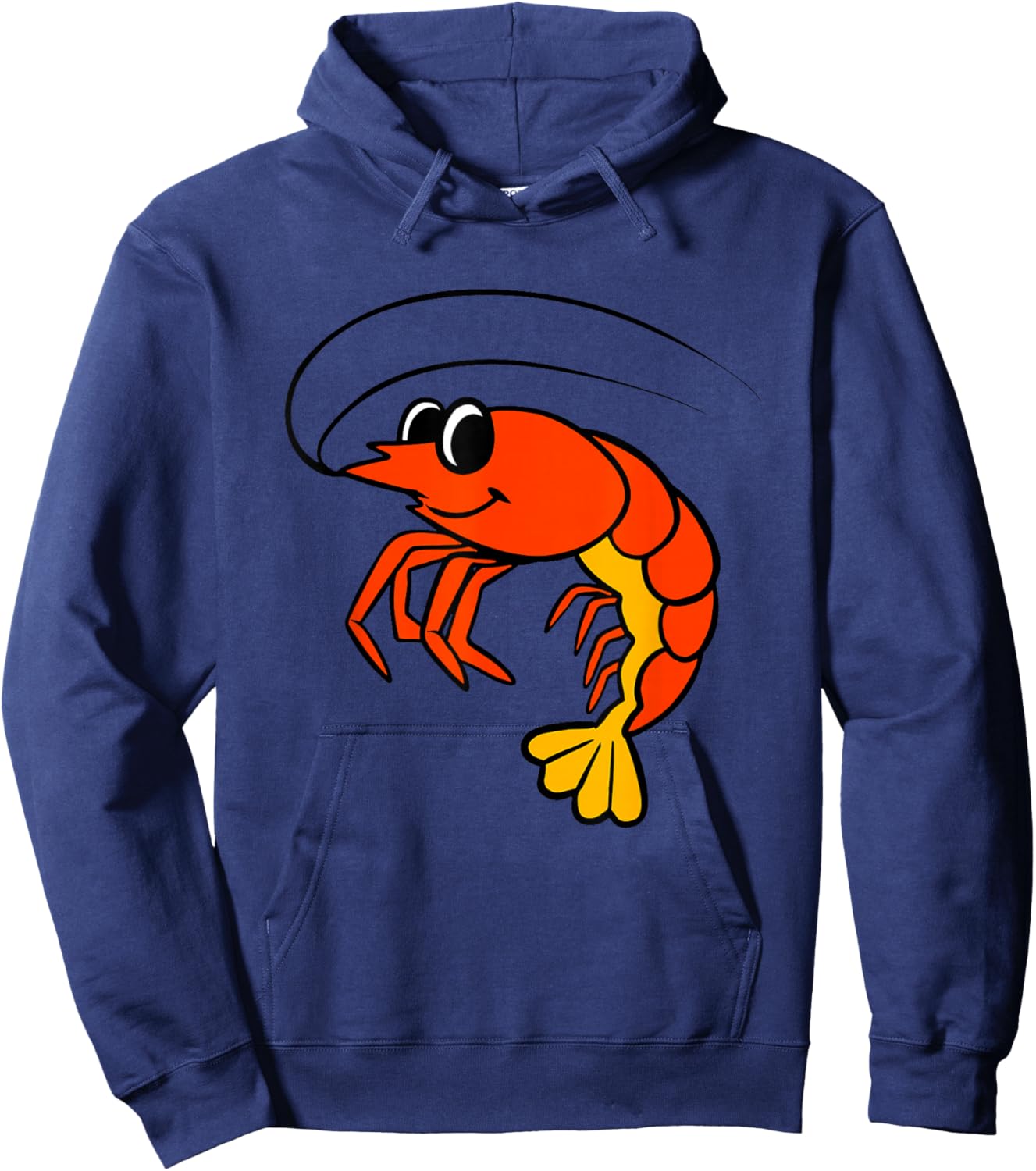 Kids Shrimp Shirt For Boys Or Girls | Cute Shrimp Gift Hoodie - Hoodie | Navy