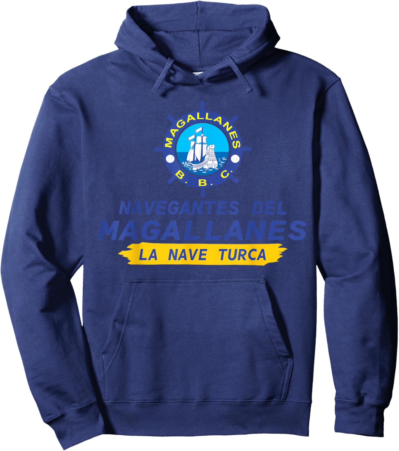 Orgullo Magallanero: Apoya a los Navegantes del Magallanes Hoodie - Hoodie | Navy