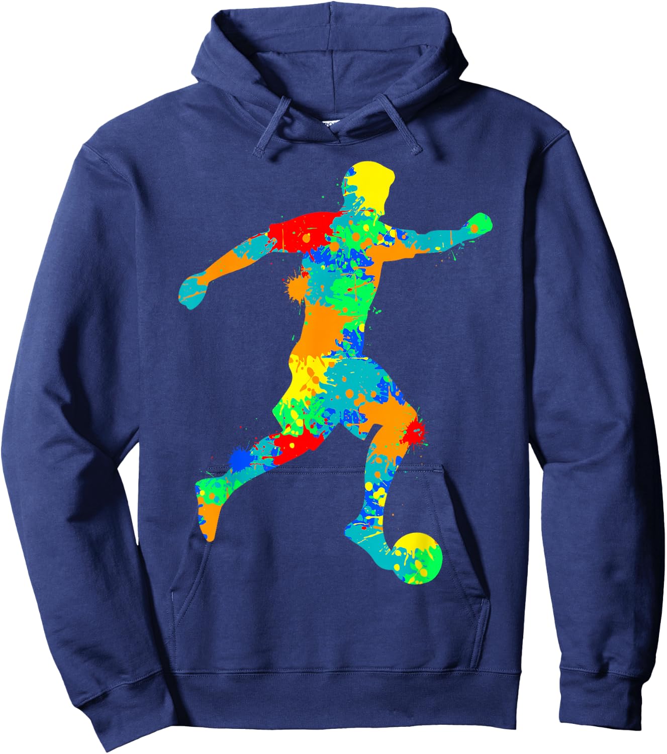 Footballer Football Boys Children Hoodie - Hoodie | Navy