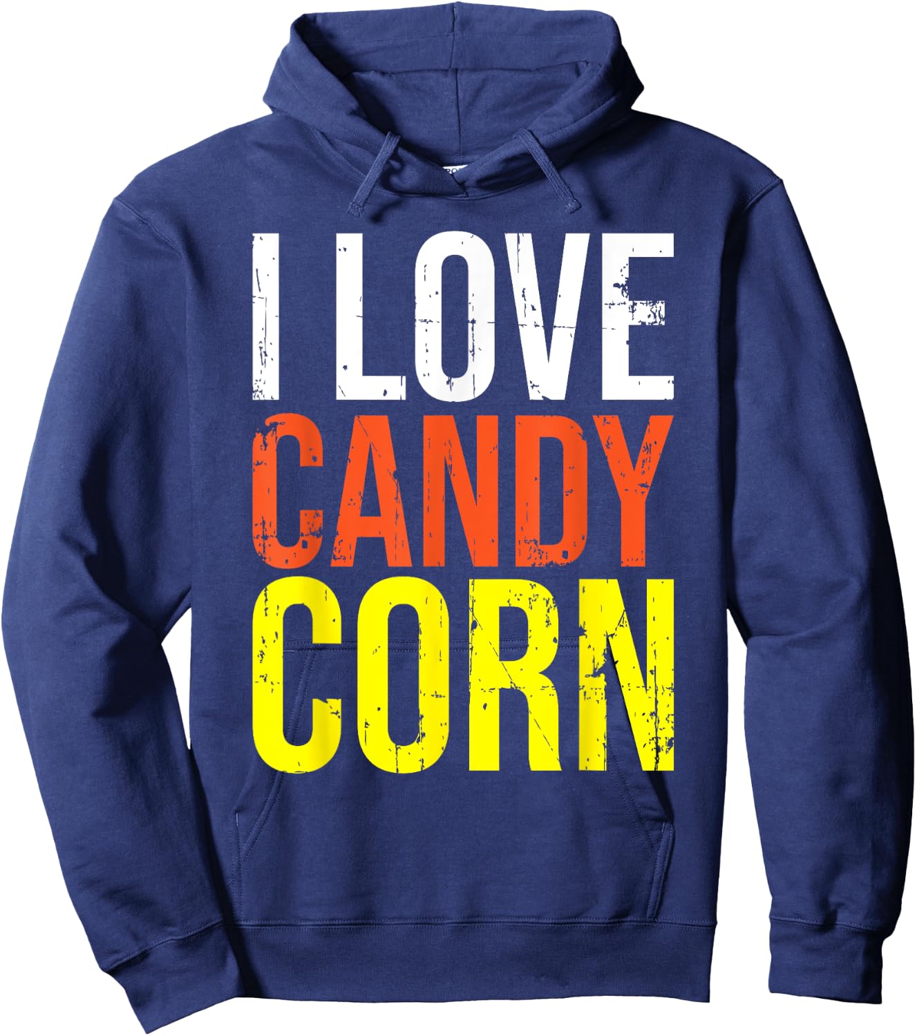Halloween Candy Corn Funny Costume Men Women Kids Gifts Hoodie - Hoodie | Navy