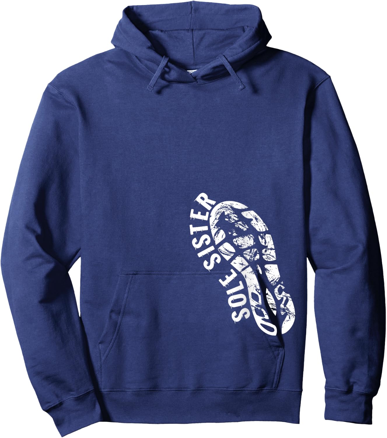 Sole Sister Running Buddies Matching Women Marathon Team Hoodie - Hoodie | Navy