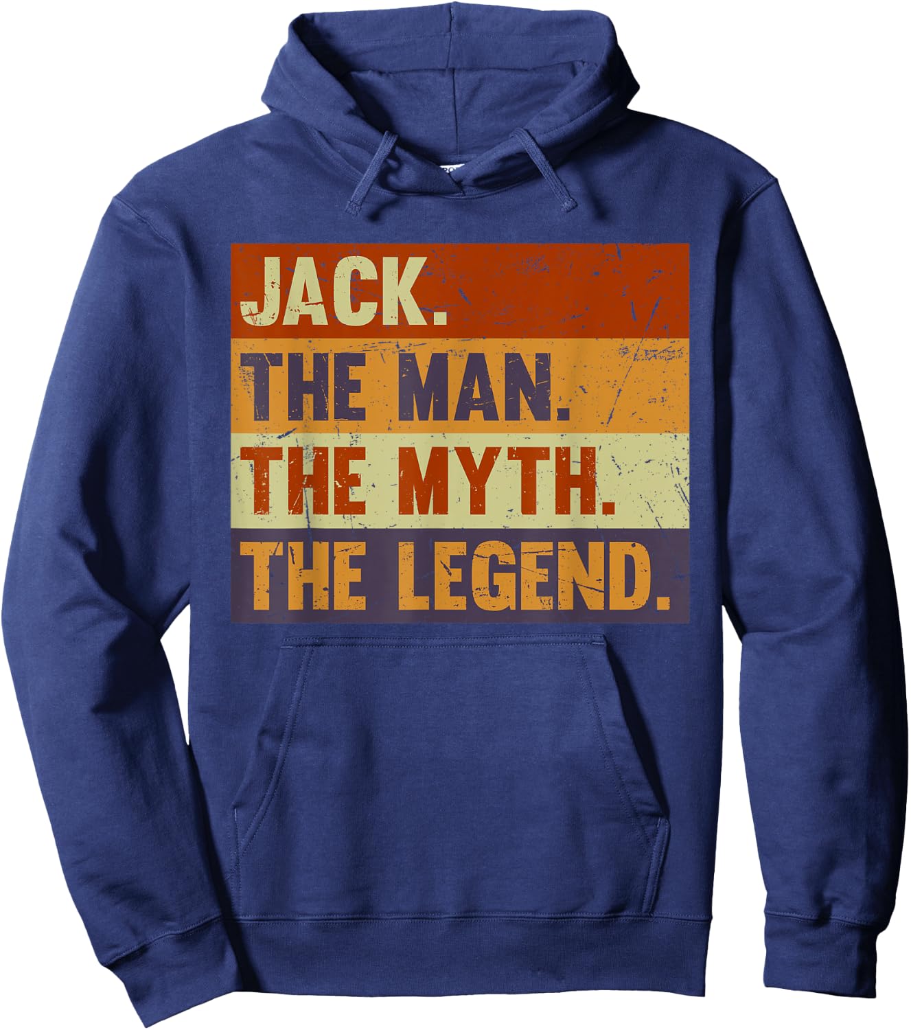 Jack The Man The Myth The Legend - Vintage Gift Jack Hoodie - Hoodie | Navy