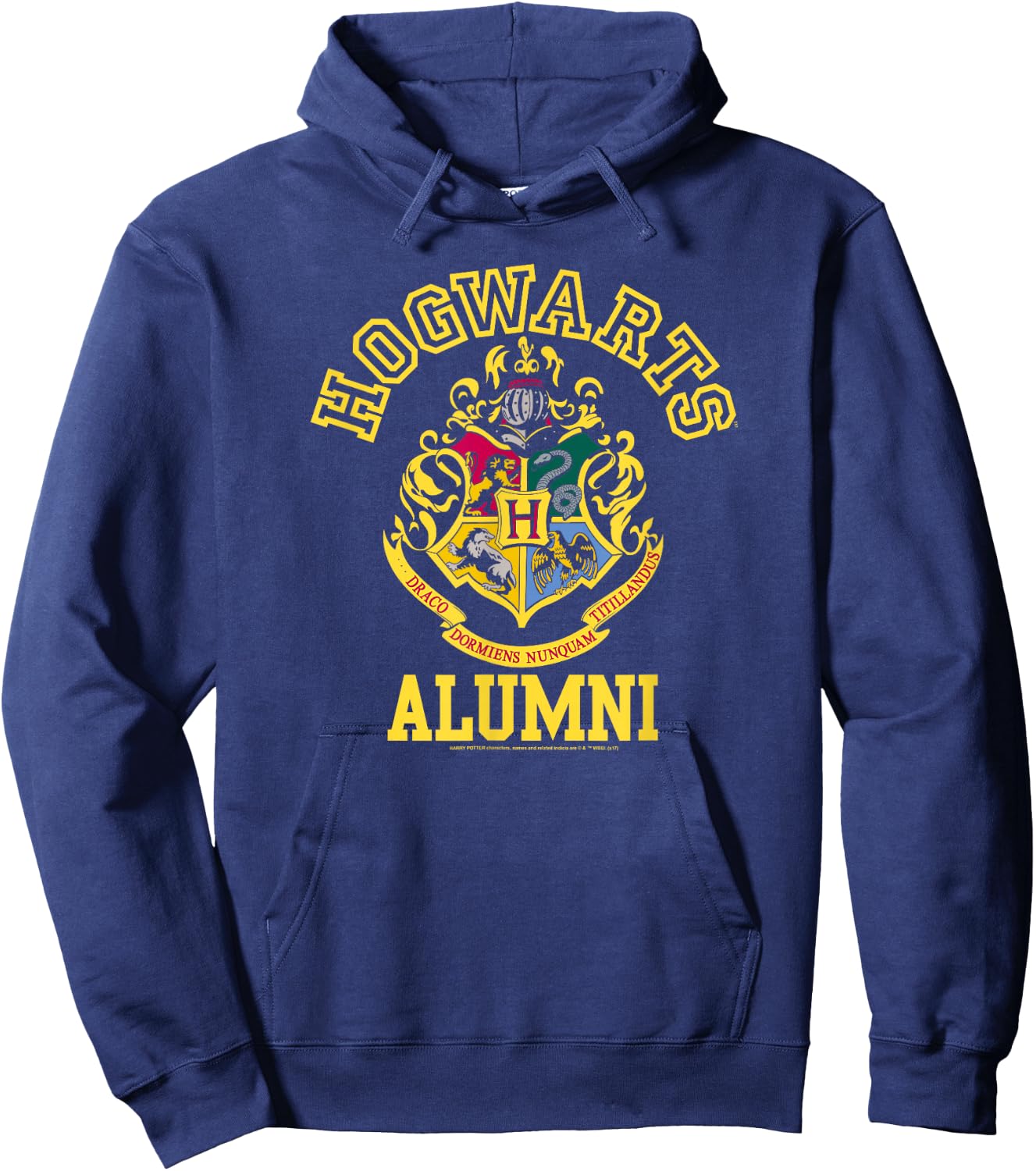 Harry Potter Hogwarts Alumni Crest Hoodie - Hoodie | Navy
