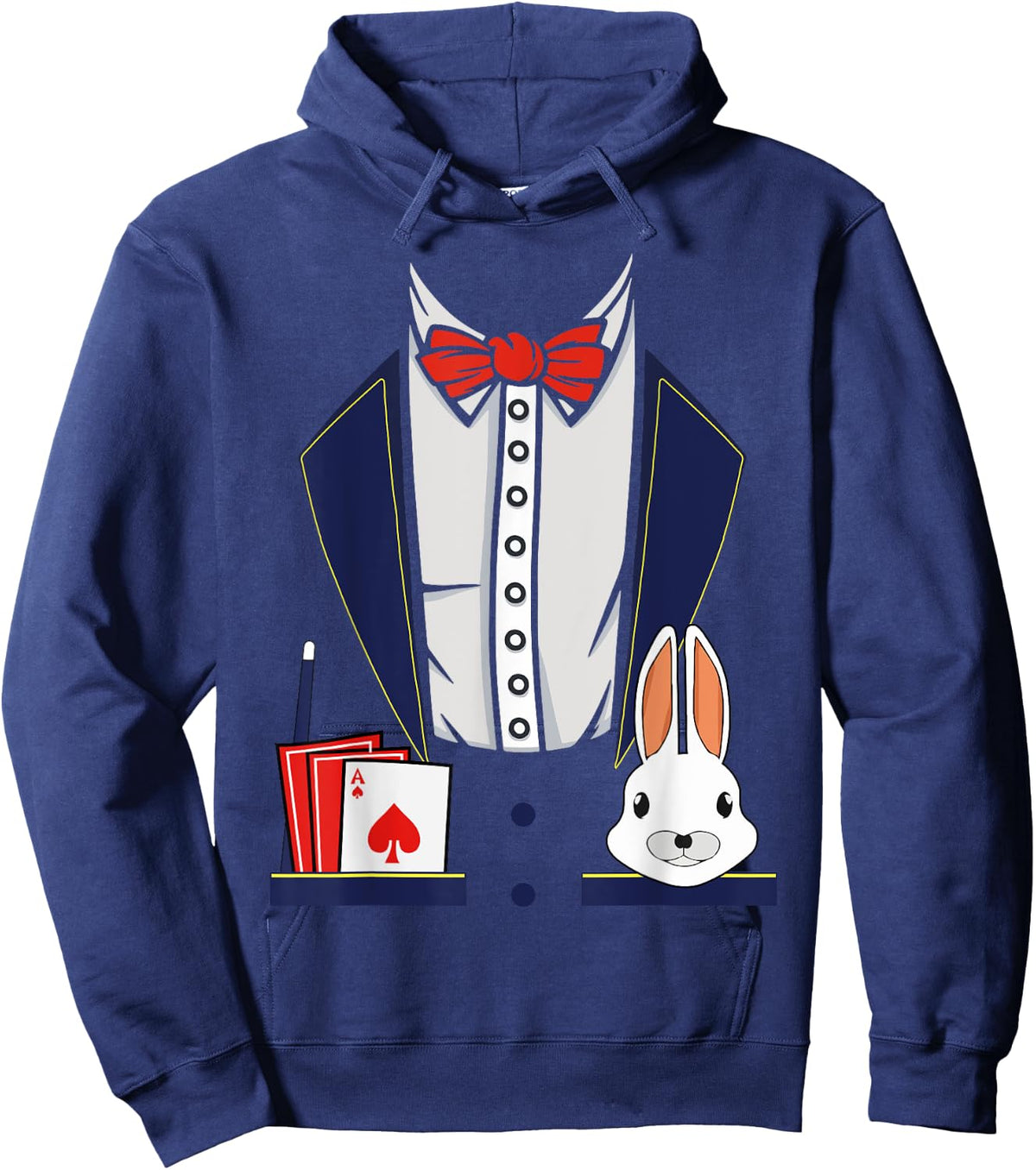 Magician Costume Halloween Magic Show Men Women Kids Boys Hoodie - Hoodie | Navy