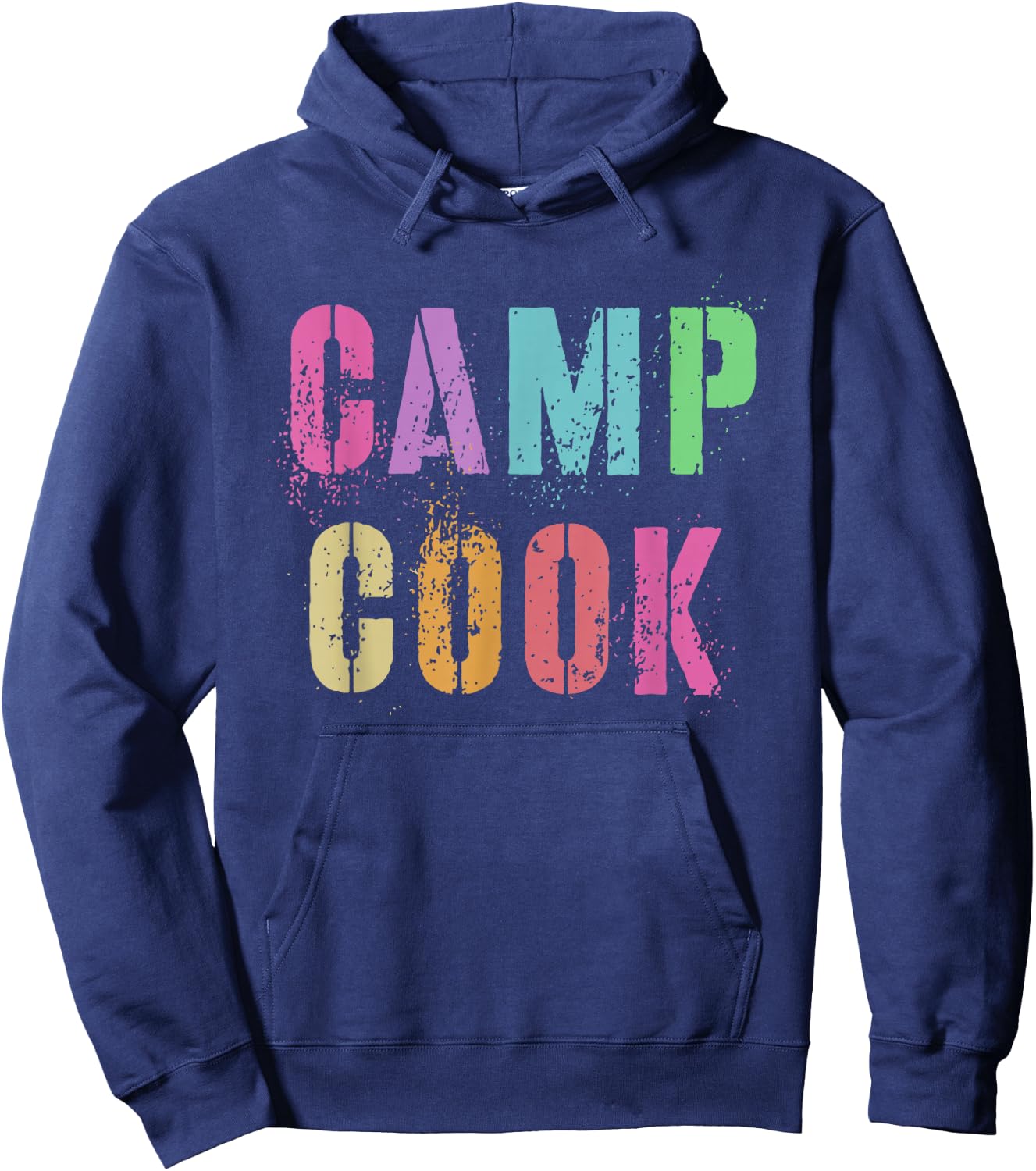 Kids CAMP COOK Chef Camping Cooking Team Vintage Baker Squad Hoodie - Hoodie | Navy