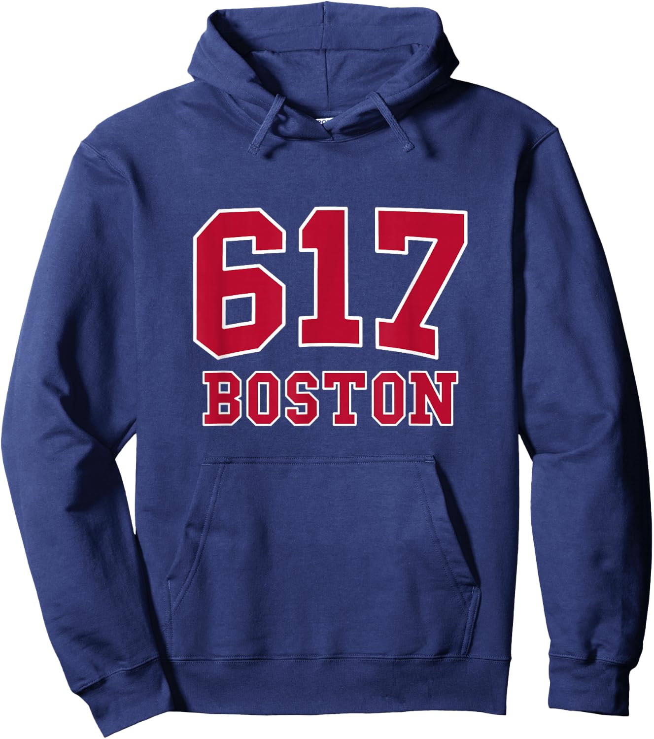 Boston Area Code 617 - Hometown Pride - Classic Hoodie - Hoodie | Navy