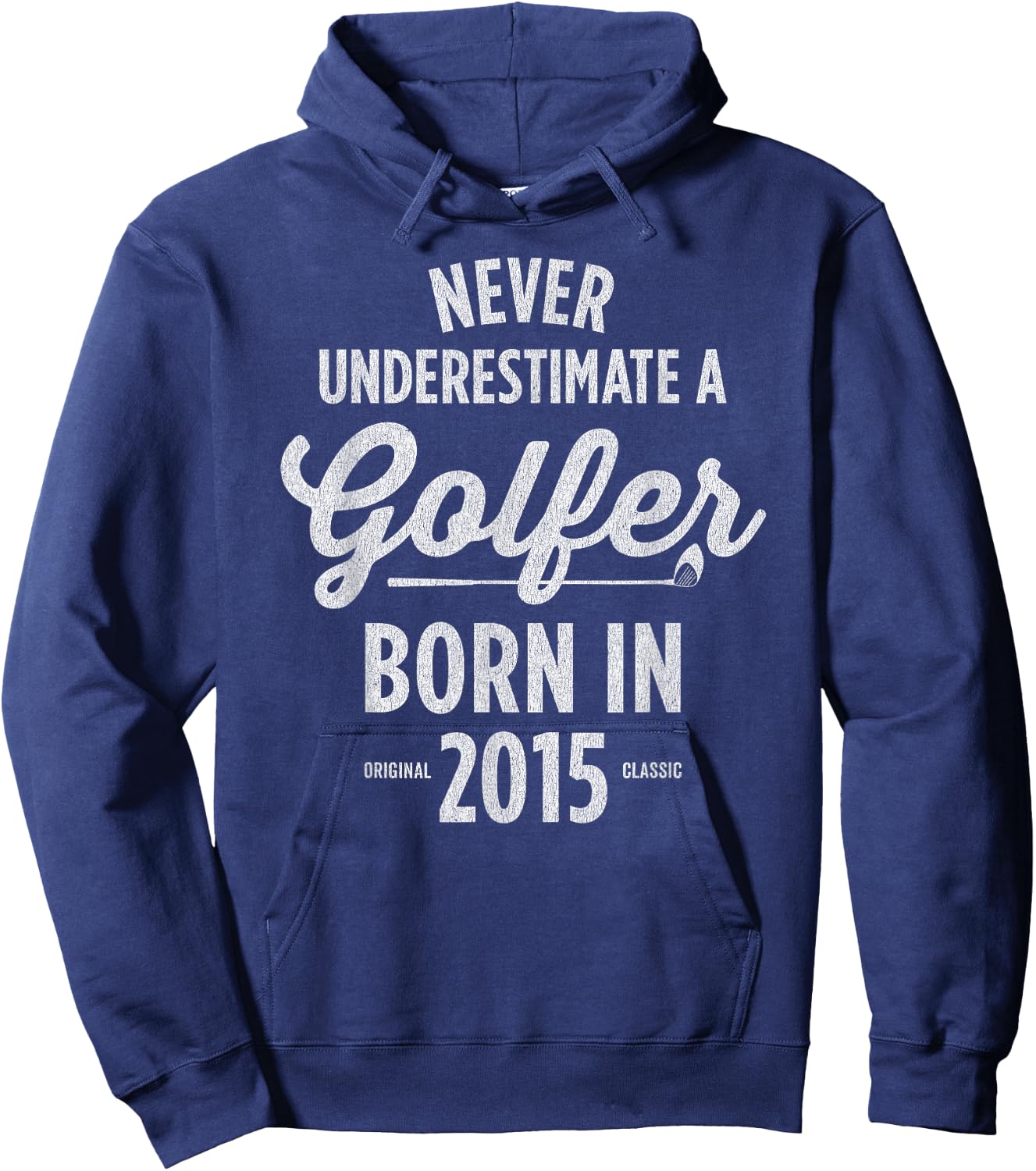 10 Year Old Golfer: Golfing Golf 2015 10th Birthday Hoodie - Hoodie | Navy